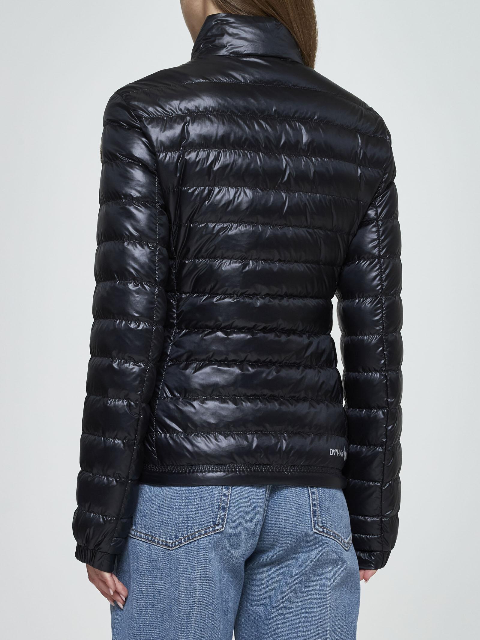 Shop Moncler Walibi Quilted Nylon Down Jacket In Nero