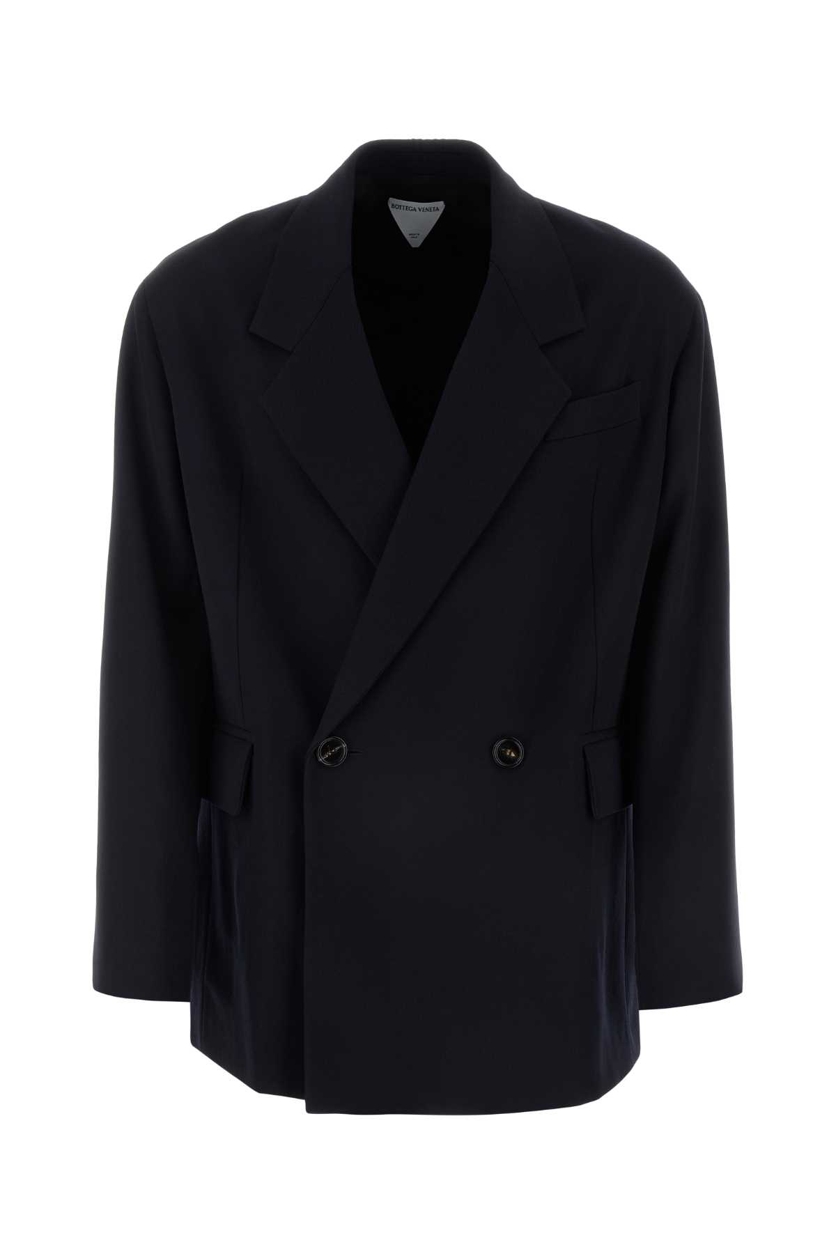 Midnight Blue Wool Blazer