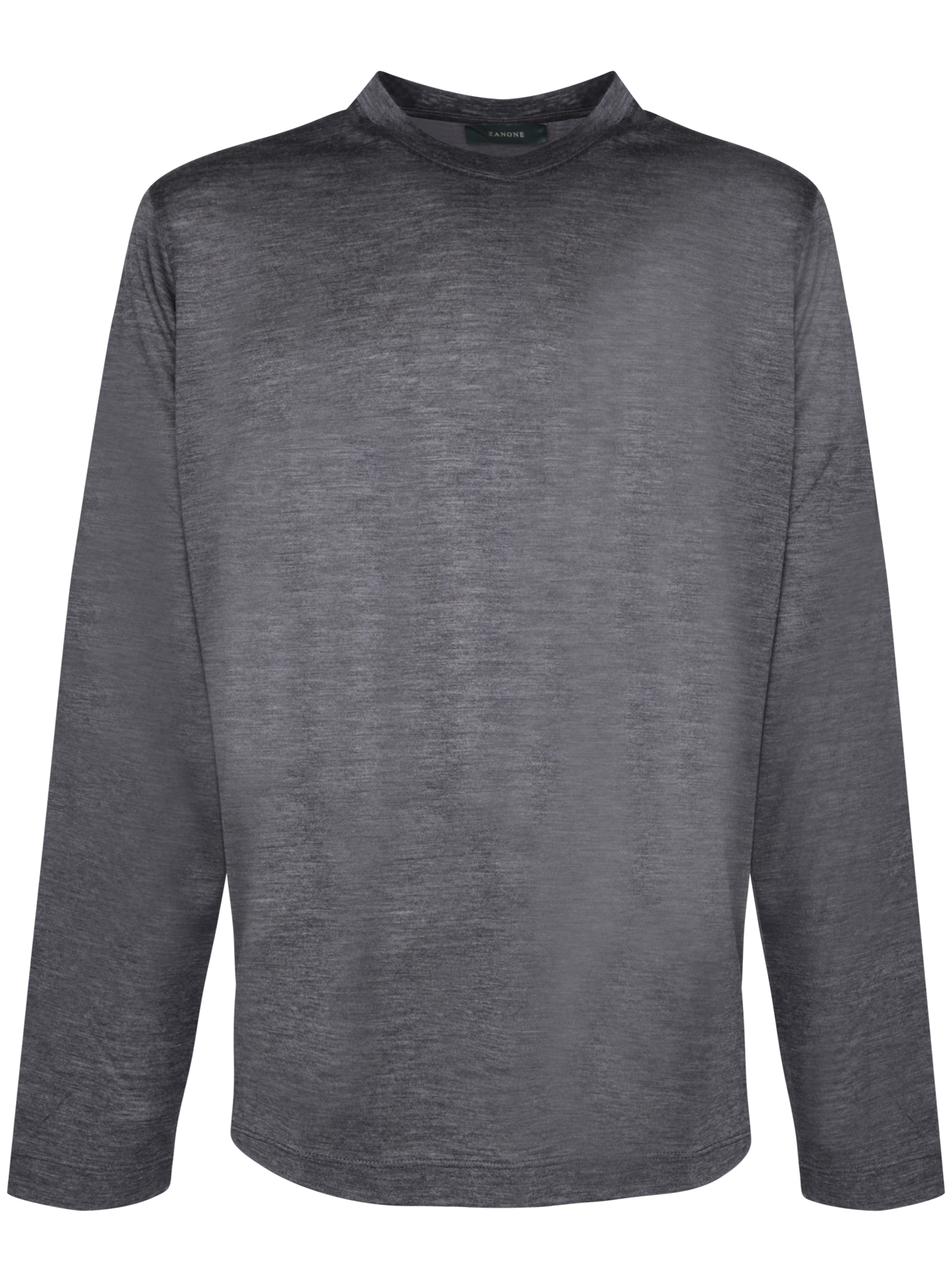 Dark Grey Slim Long Sleeve T-shirt