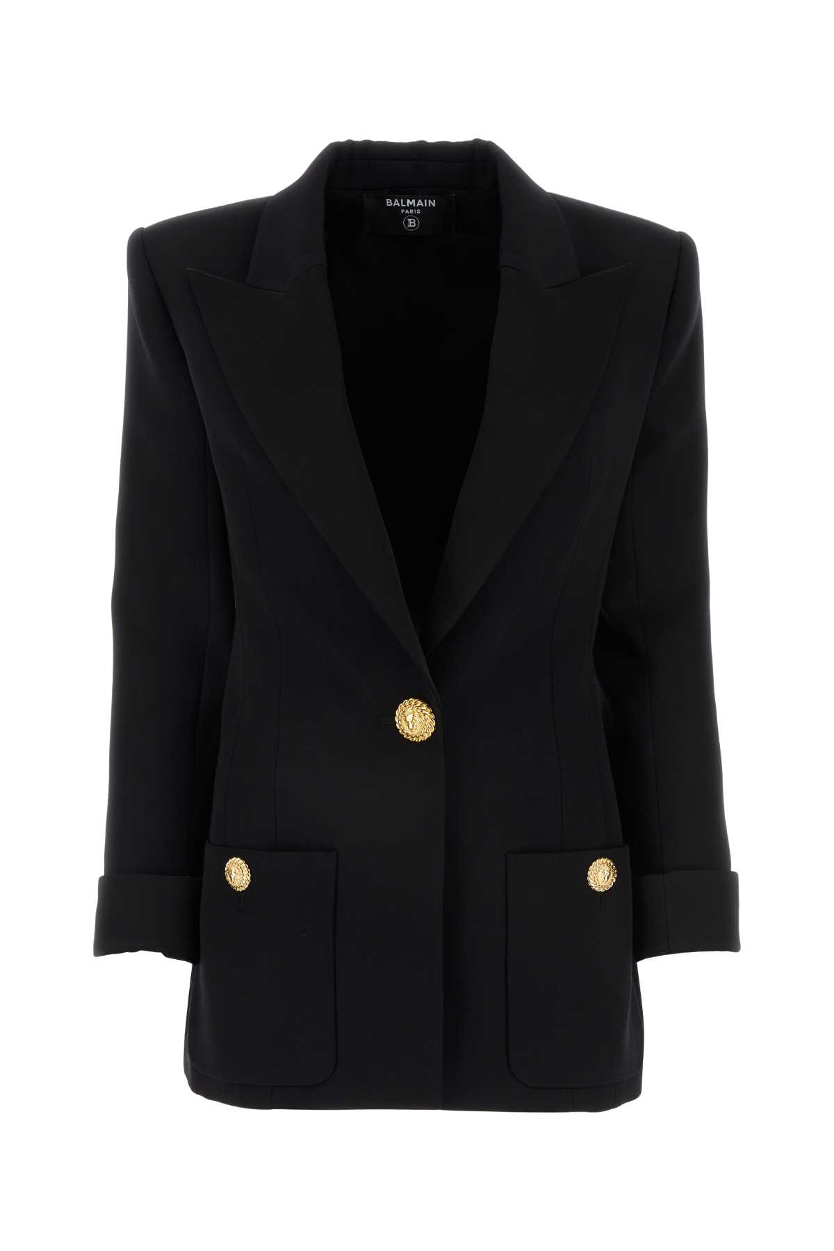 Balmain Black Wool Blazer