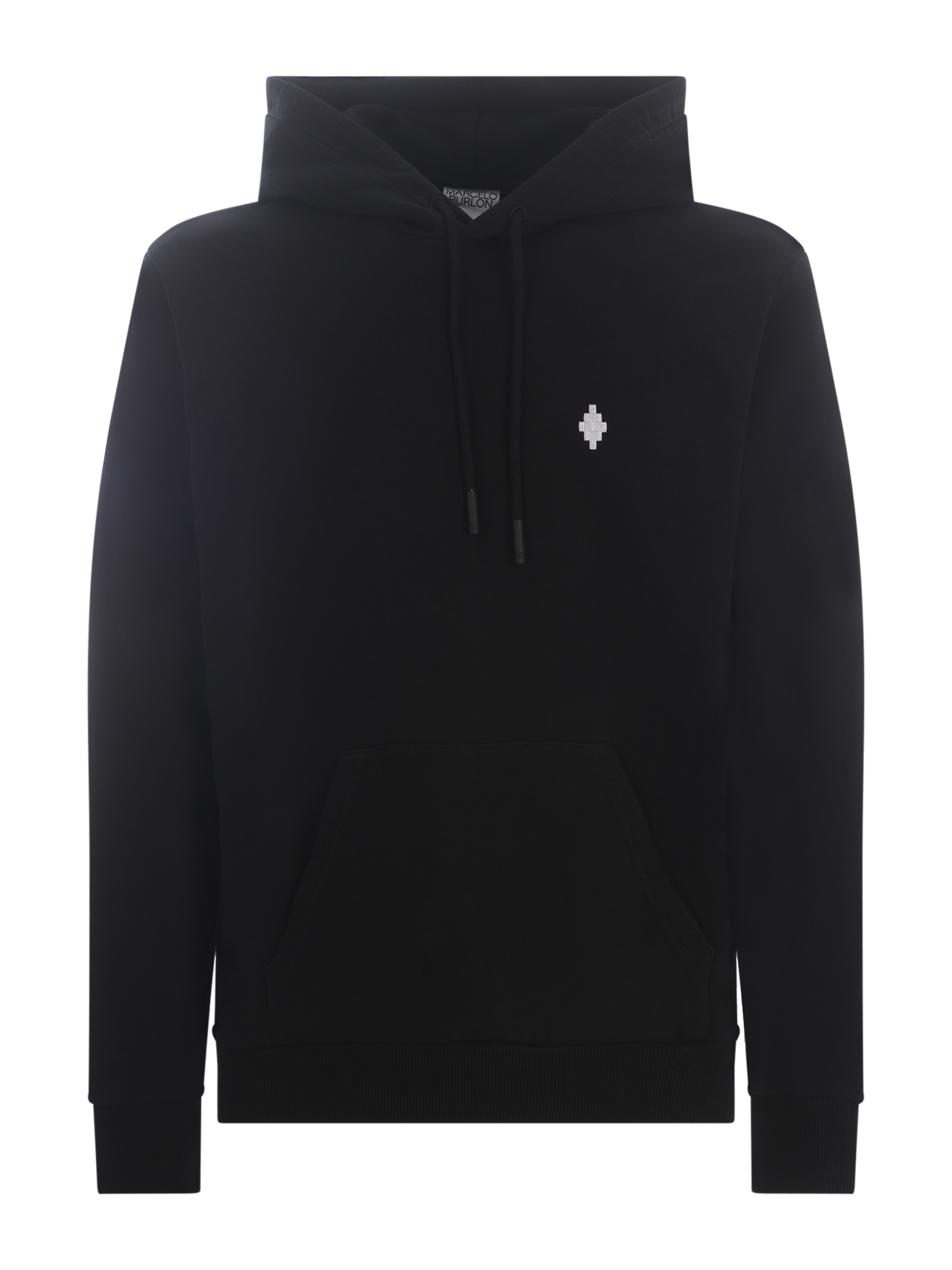 Hooded Sweatshirt cross In Cotton