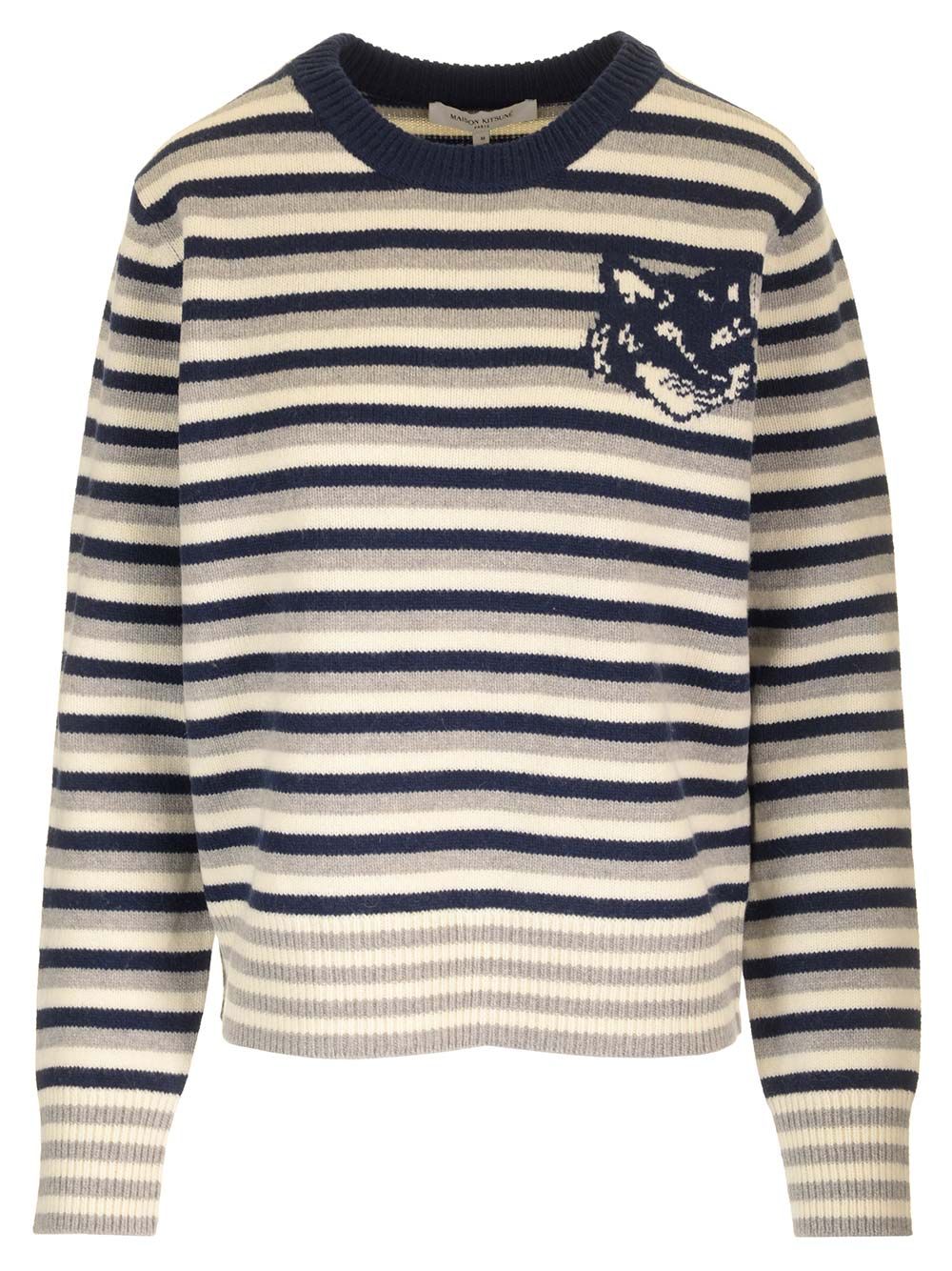 Maison Kitsuné Intarsia Sweater