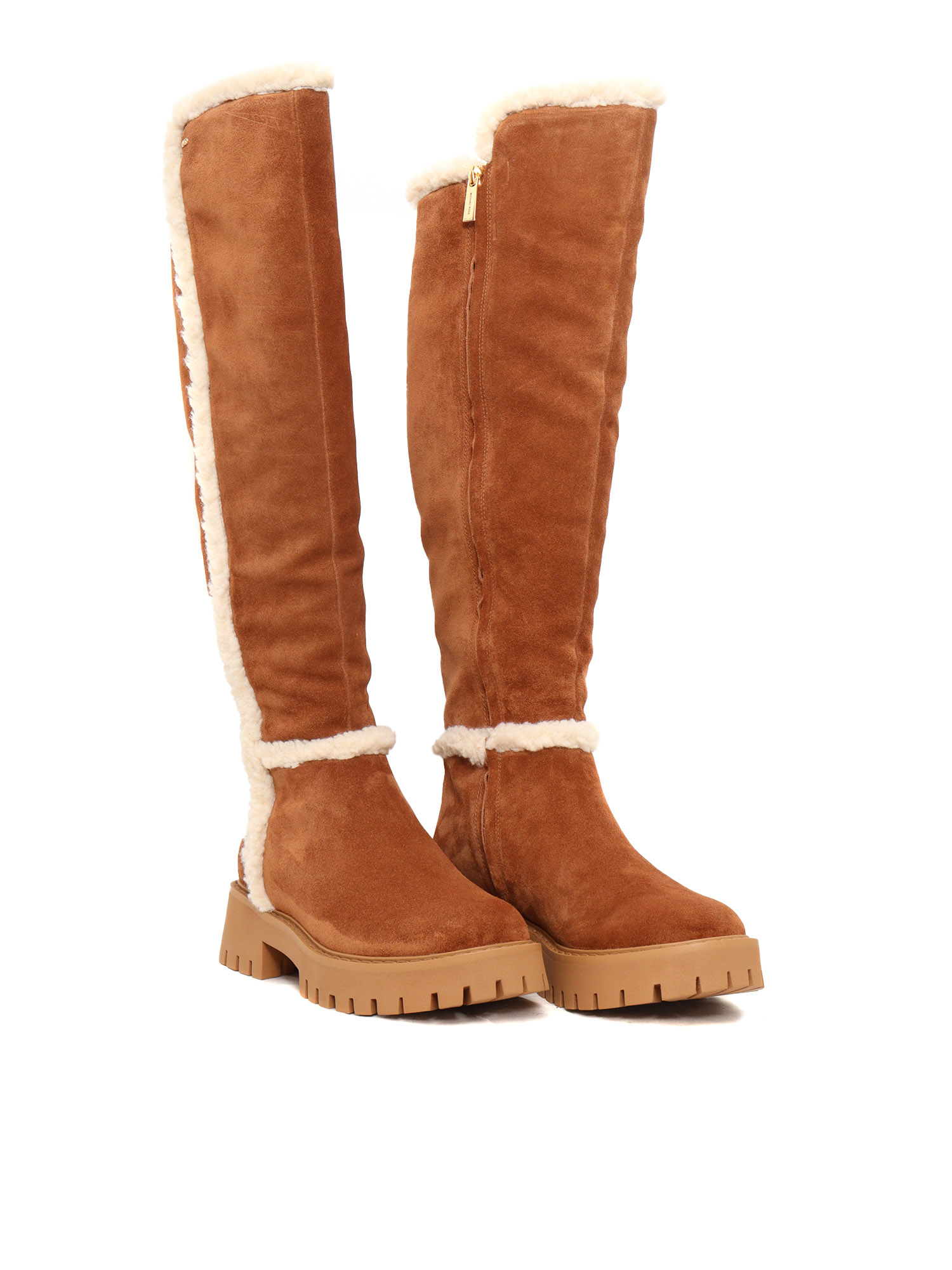 Michael Kors Asher Boot In Brown
