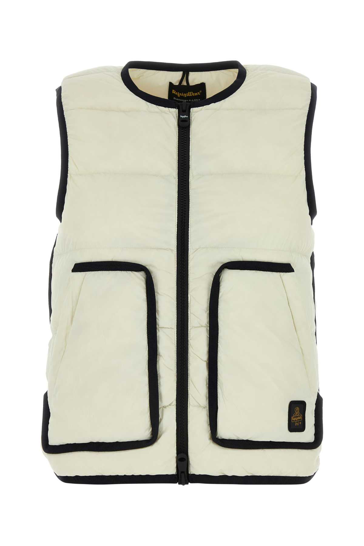 White Nylon Tippy Vest