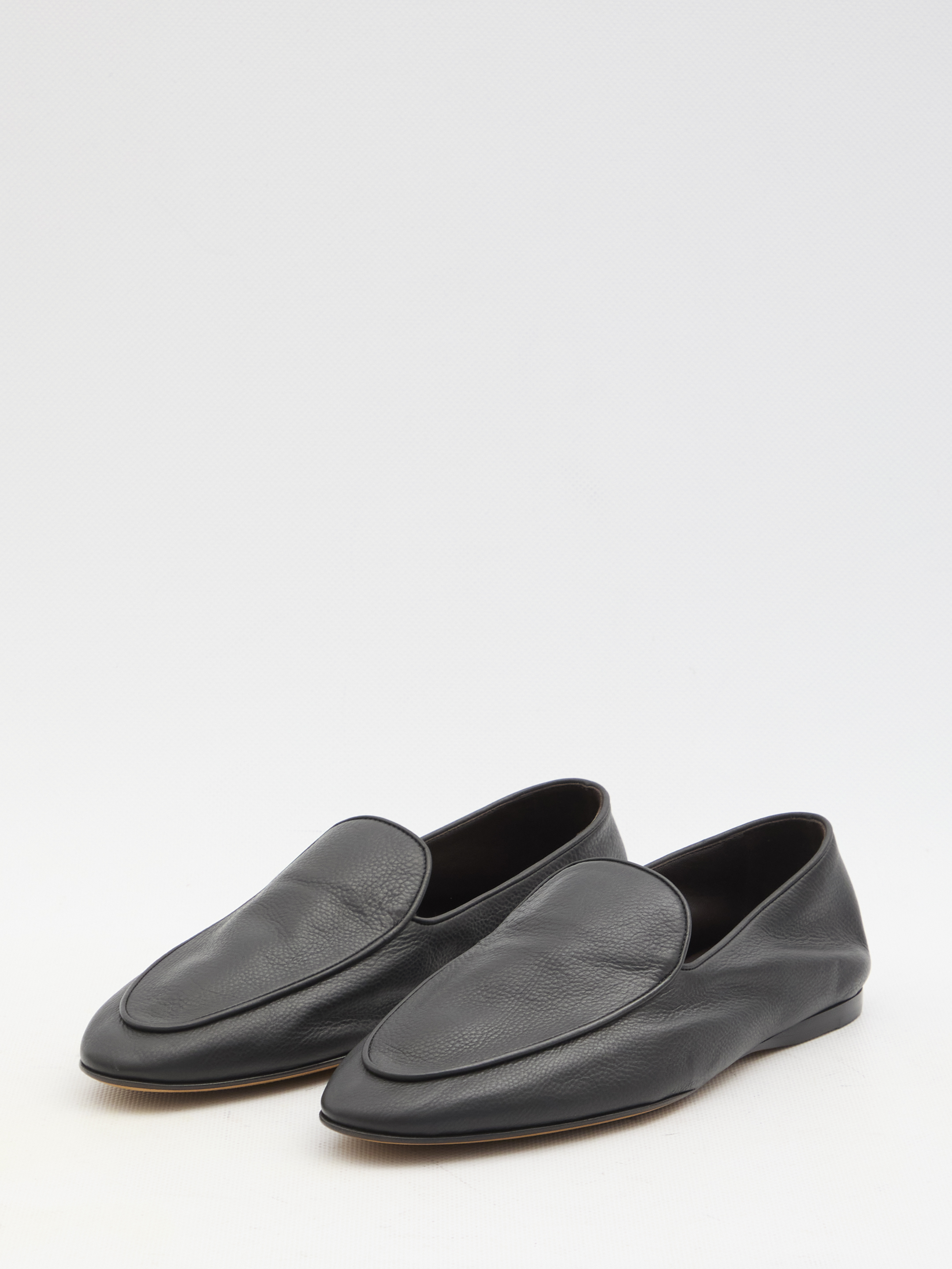 Shop The Row Awar Flat Loafers In Black