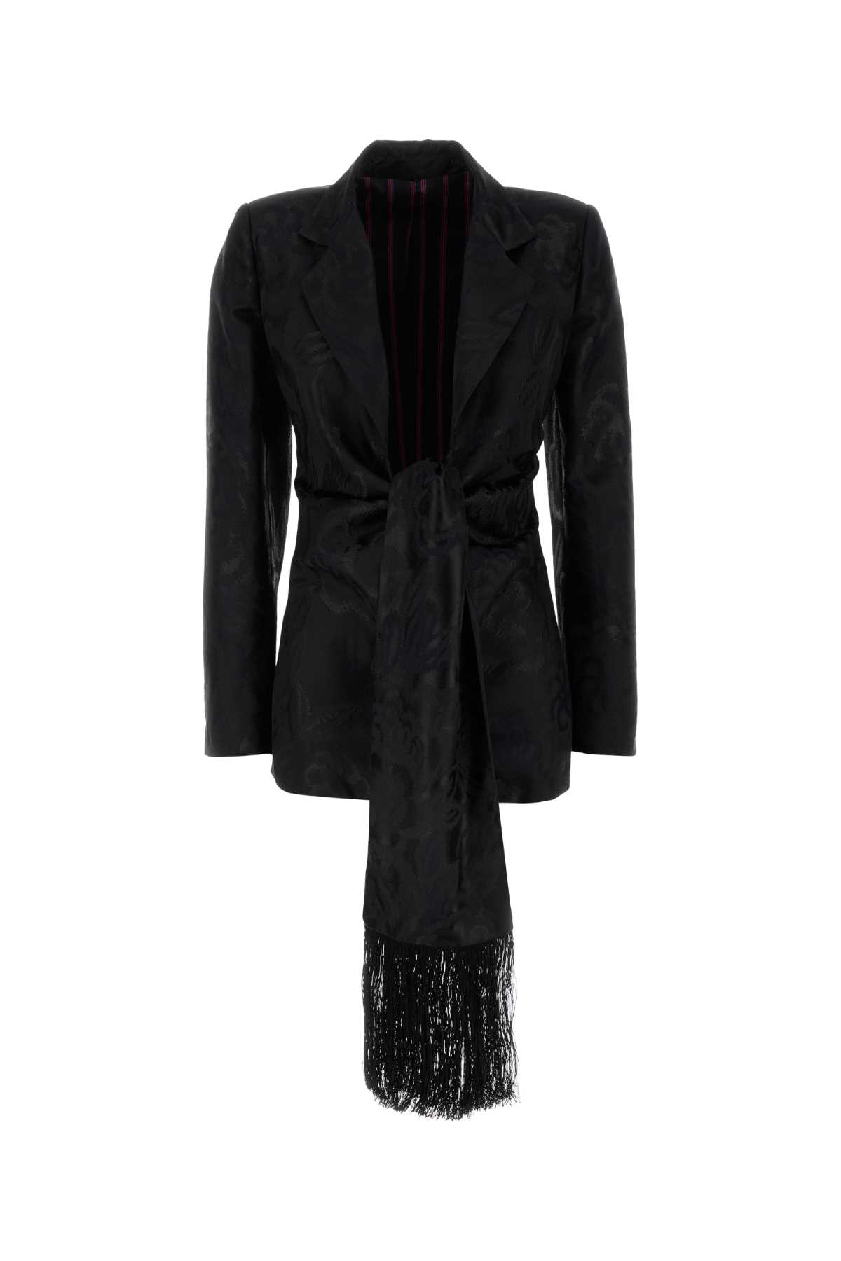 Black Jacquard Blazer