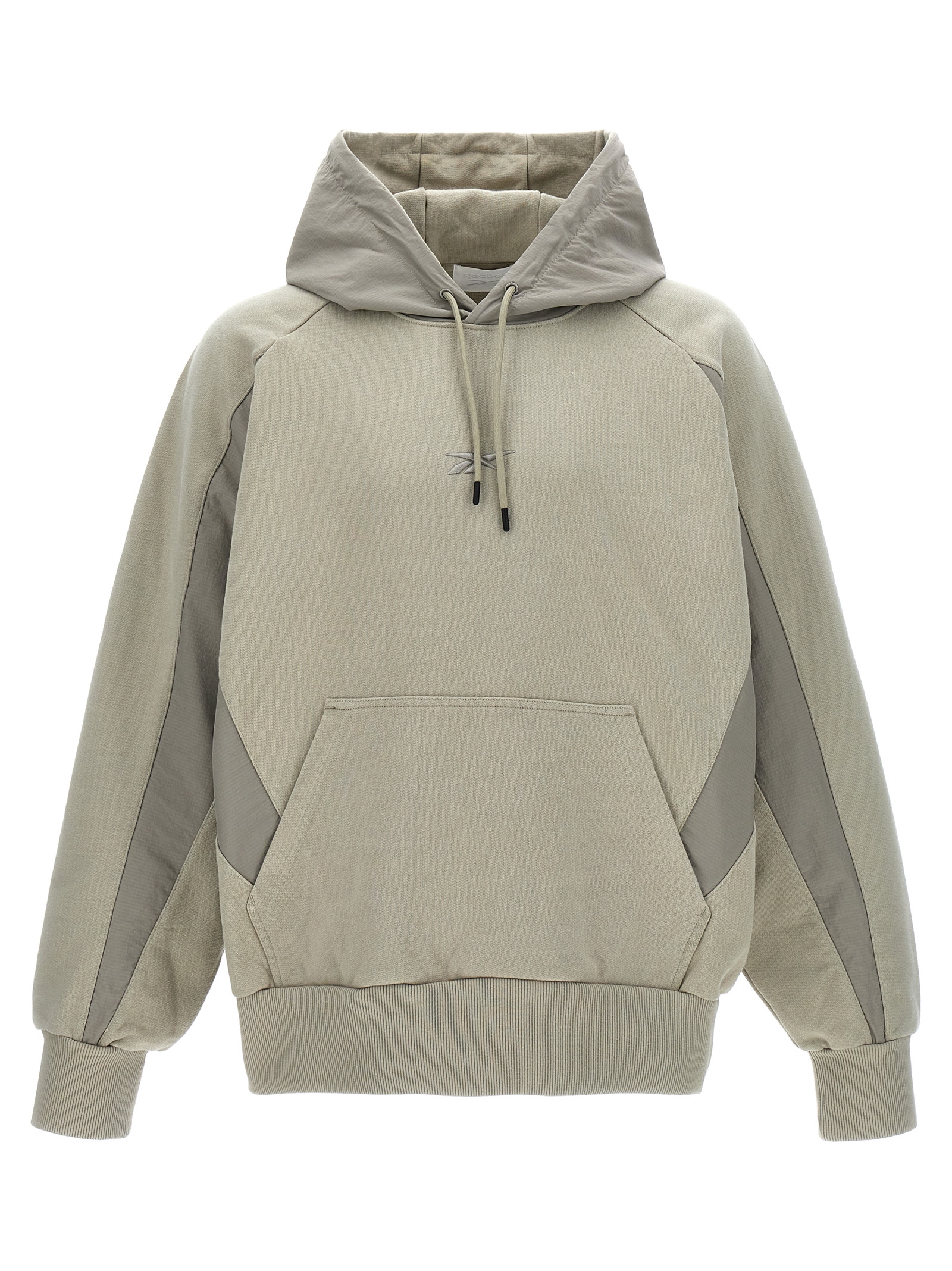 woven Blocked Hoodie