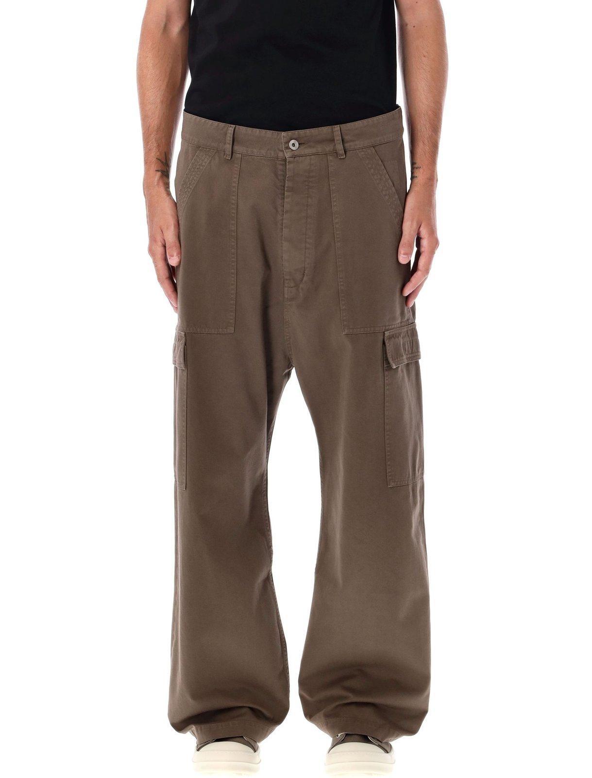 Wide-leg Cargo Trousers