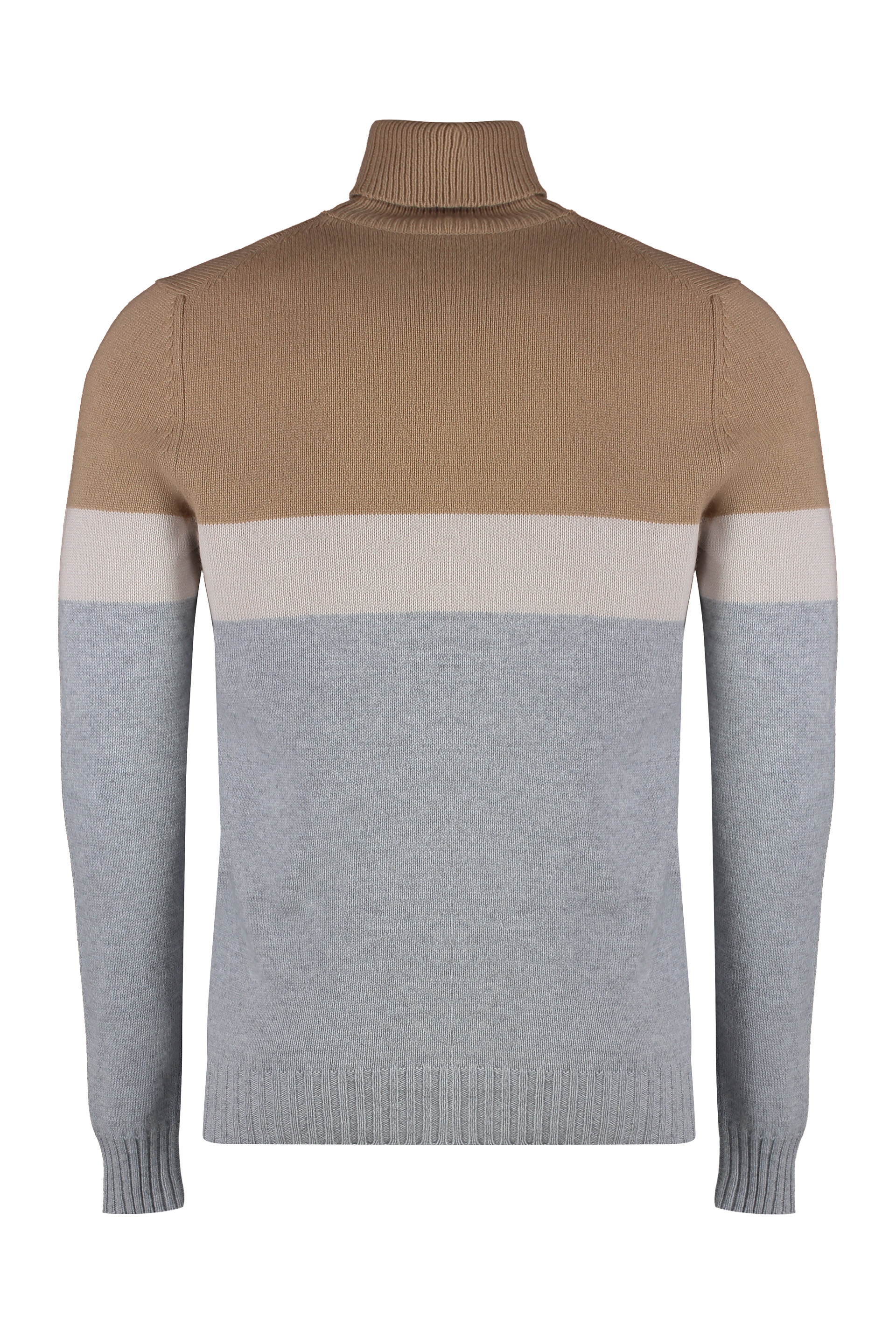 Malo Cashmere Turtleneck Sweater In Multicolor