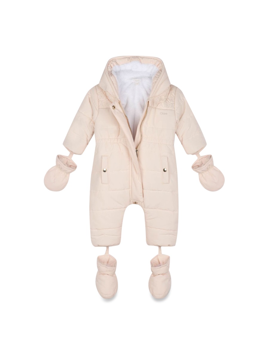 Shop Chloé Outdoor Onesie In Pink