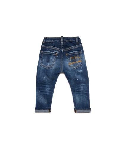 DSQUARED2 JEANS WITH A WORN EFFECT 