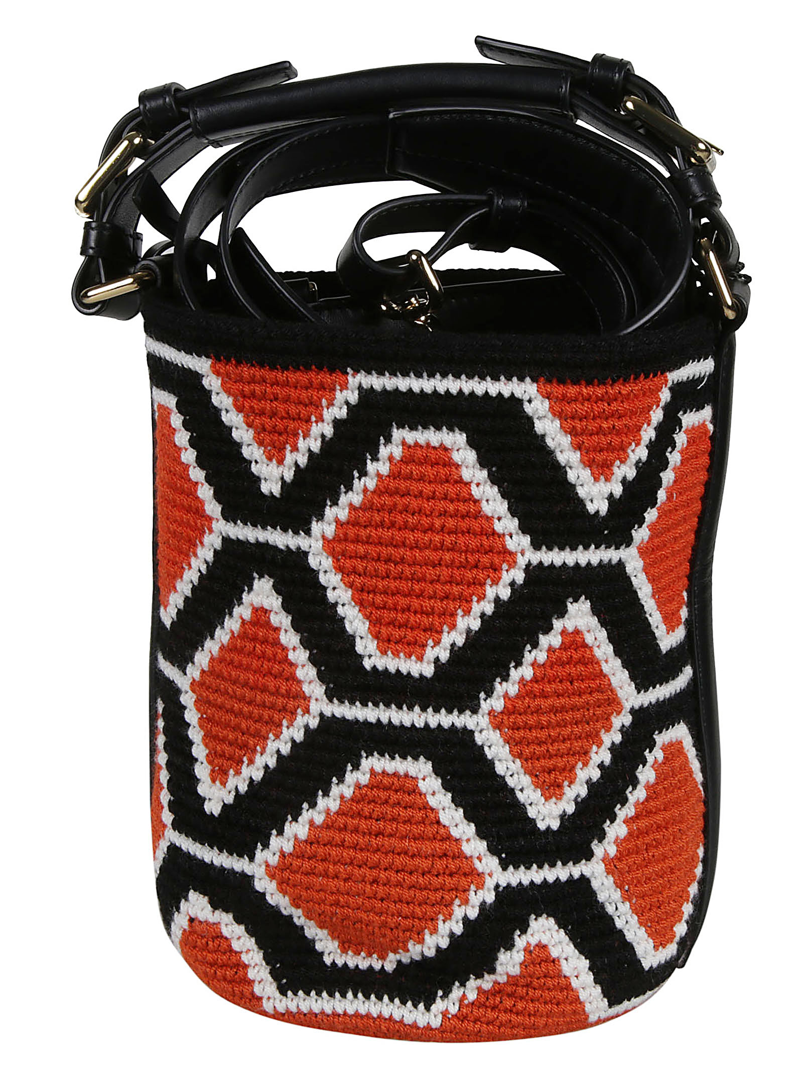 Hexagon Cylinder Crossbody Bag