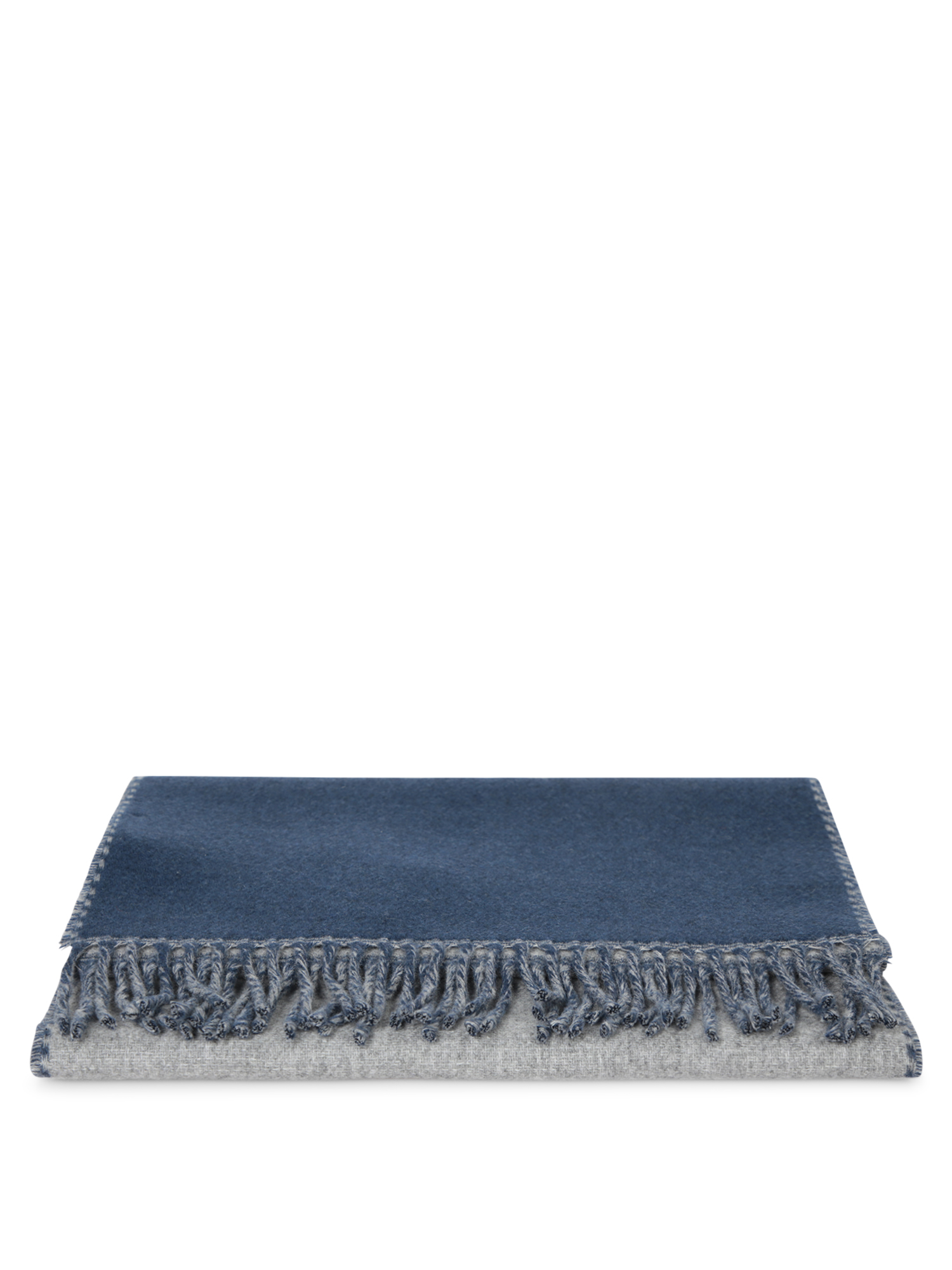 Two-tone Grey-blue Scarf