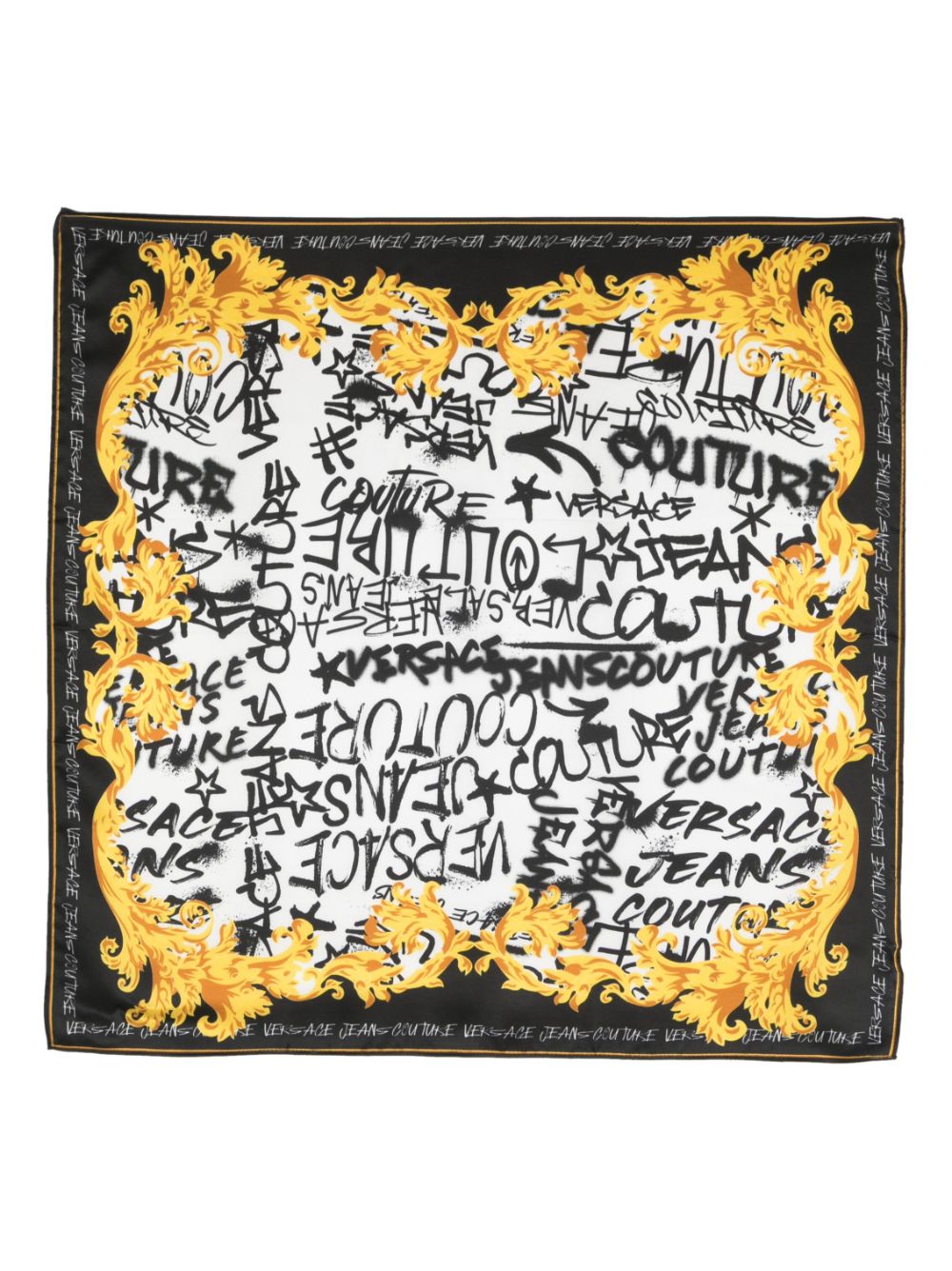 Logo-print Silk Scarf