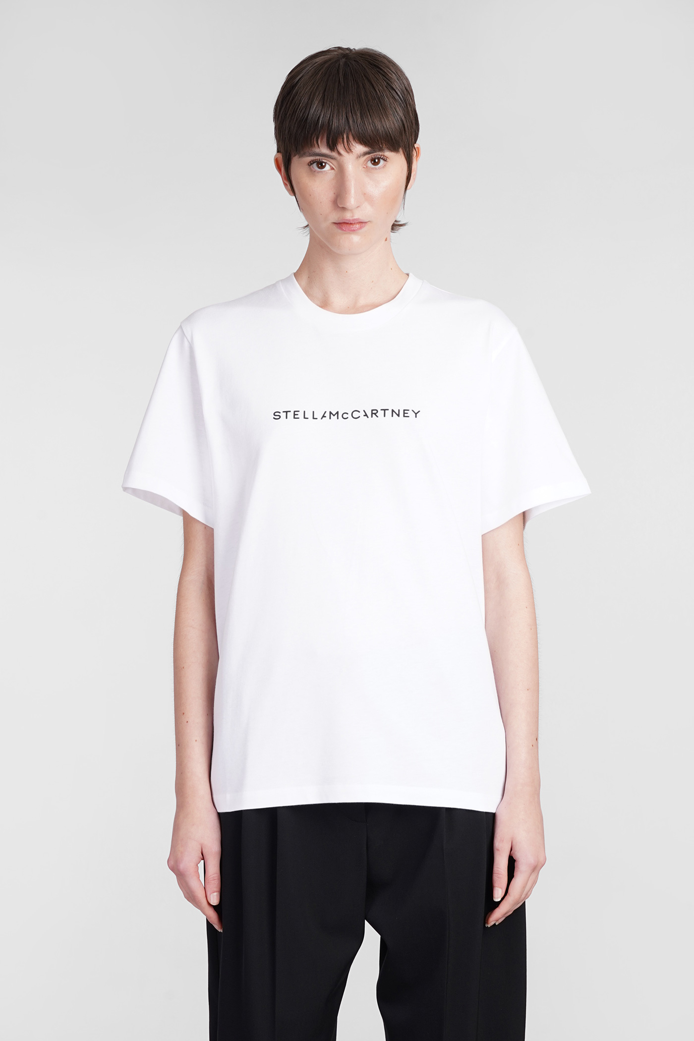 T-shirt In White Cotton