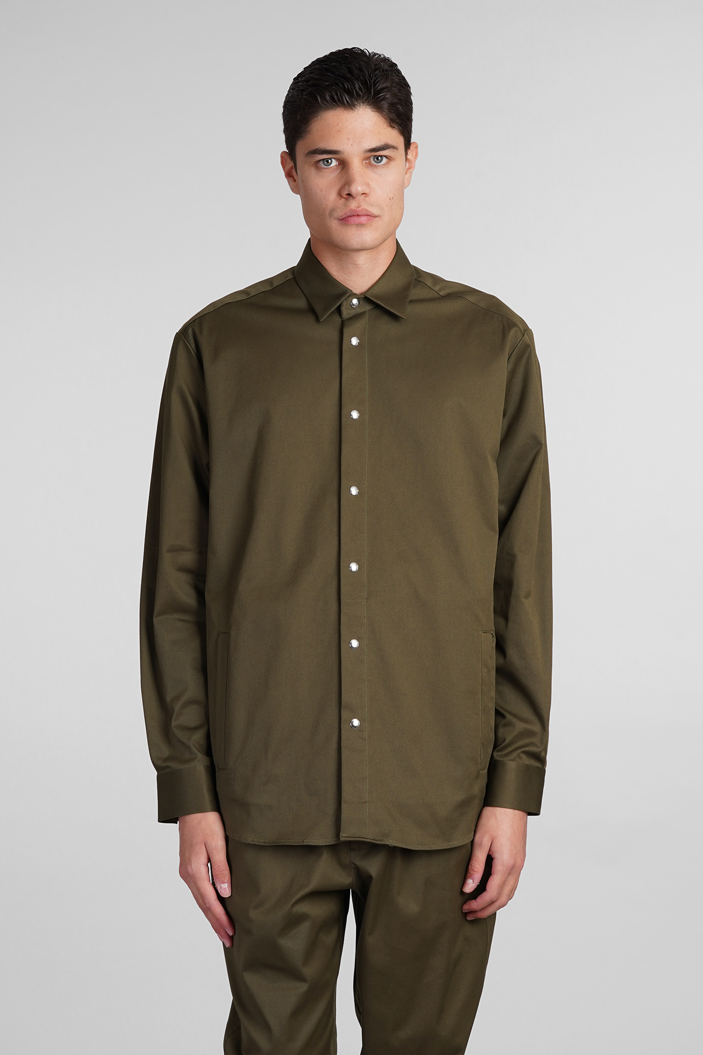 Shirt S148 Shirt In Green Cotton