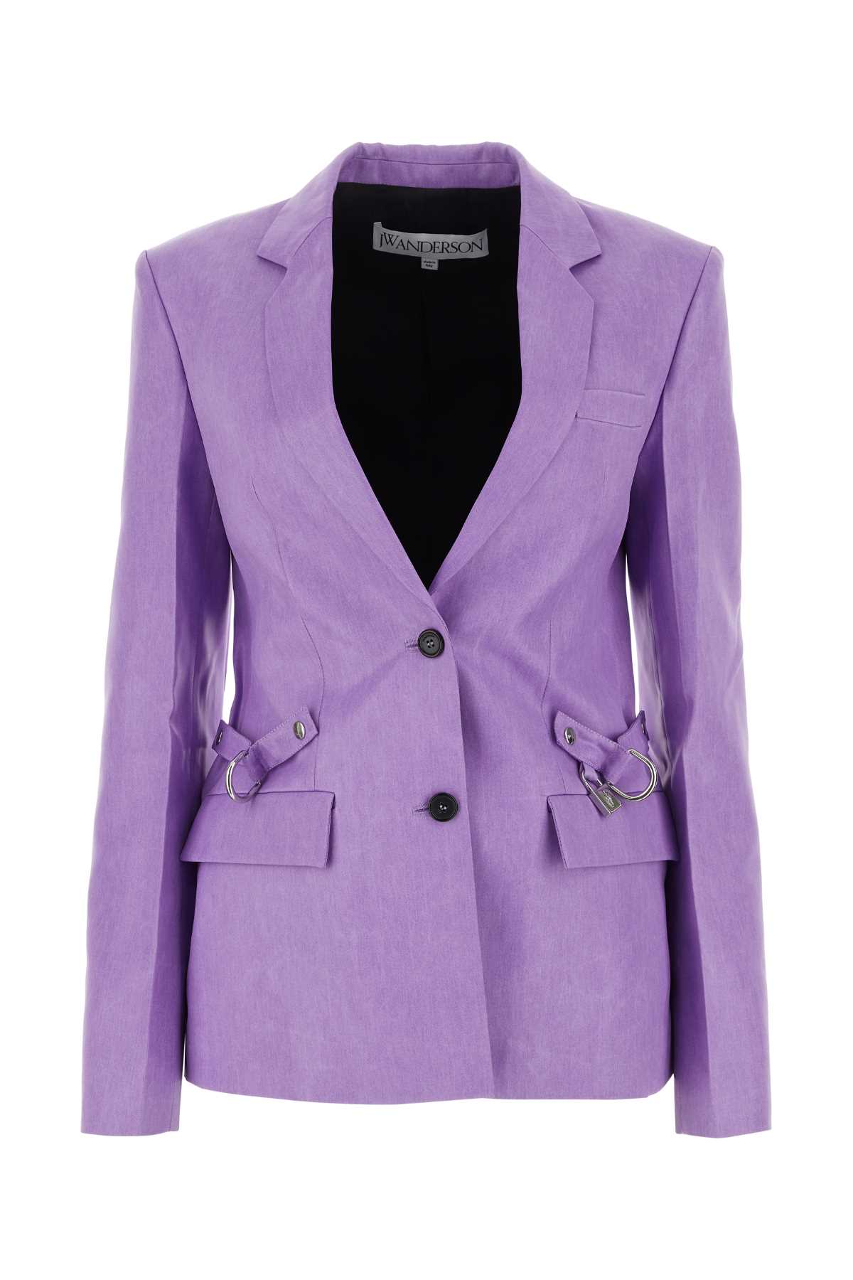 J.W. Anderson J. W. Anderson Light Purple Jacquard Blazer