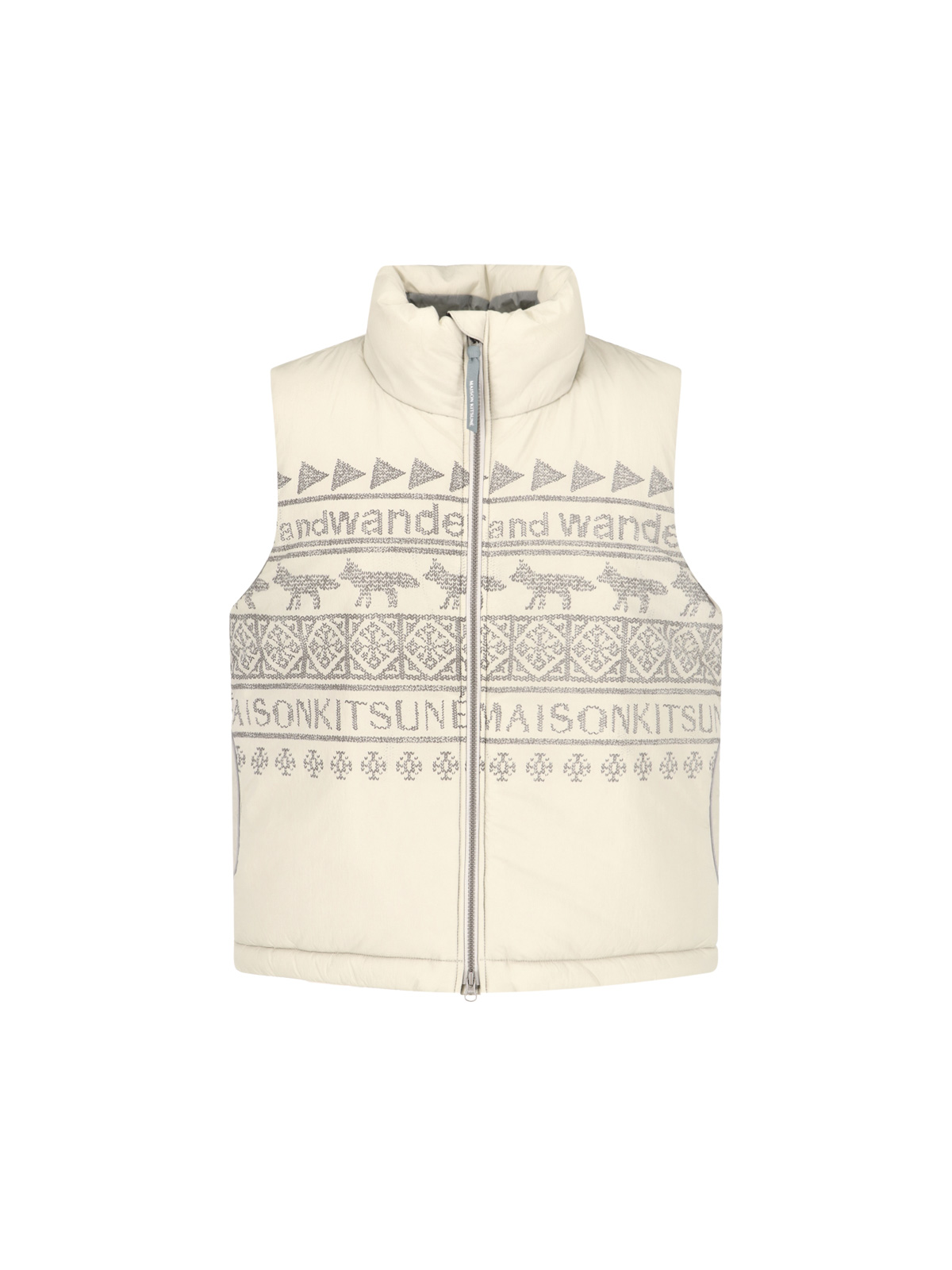 X Maison Kitsuné nordic Border Vest