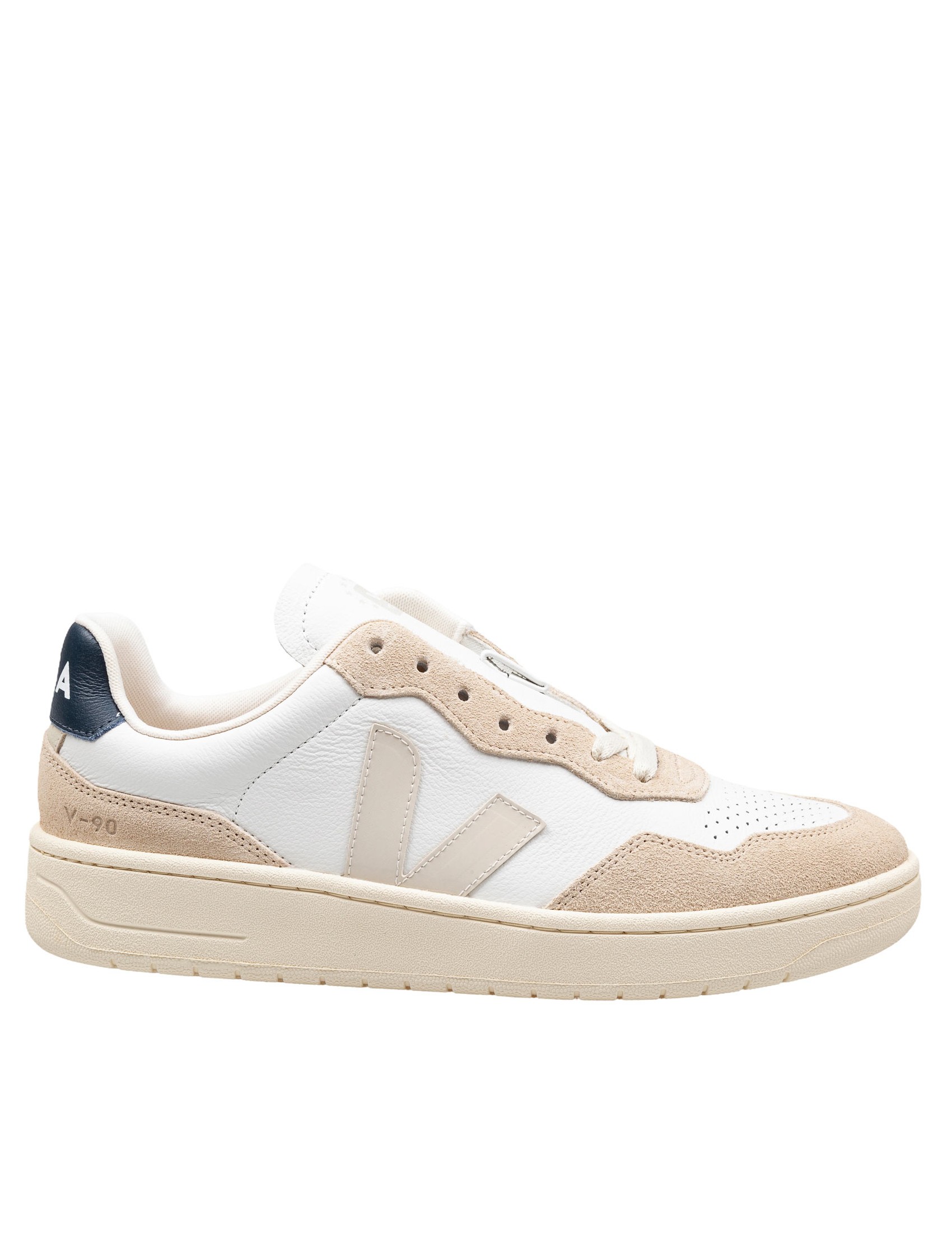 Sneakers V 90 In Leather Color White/blue