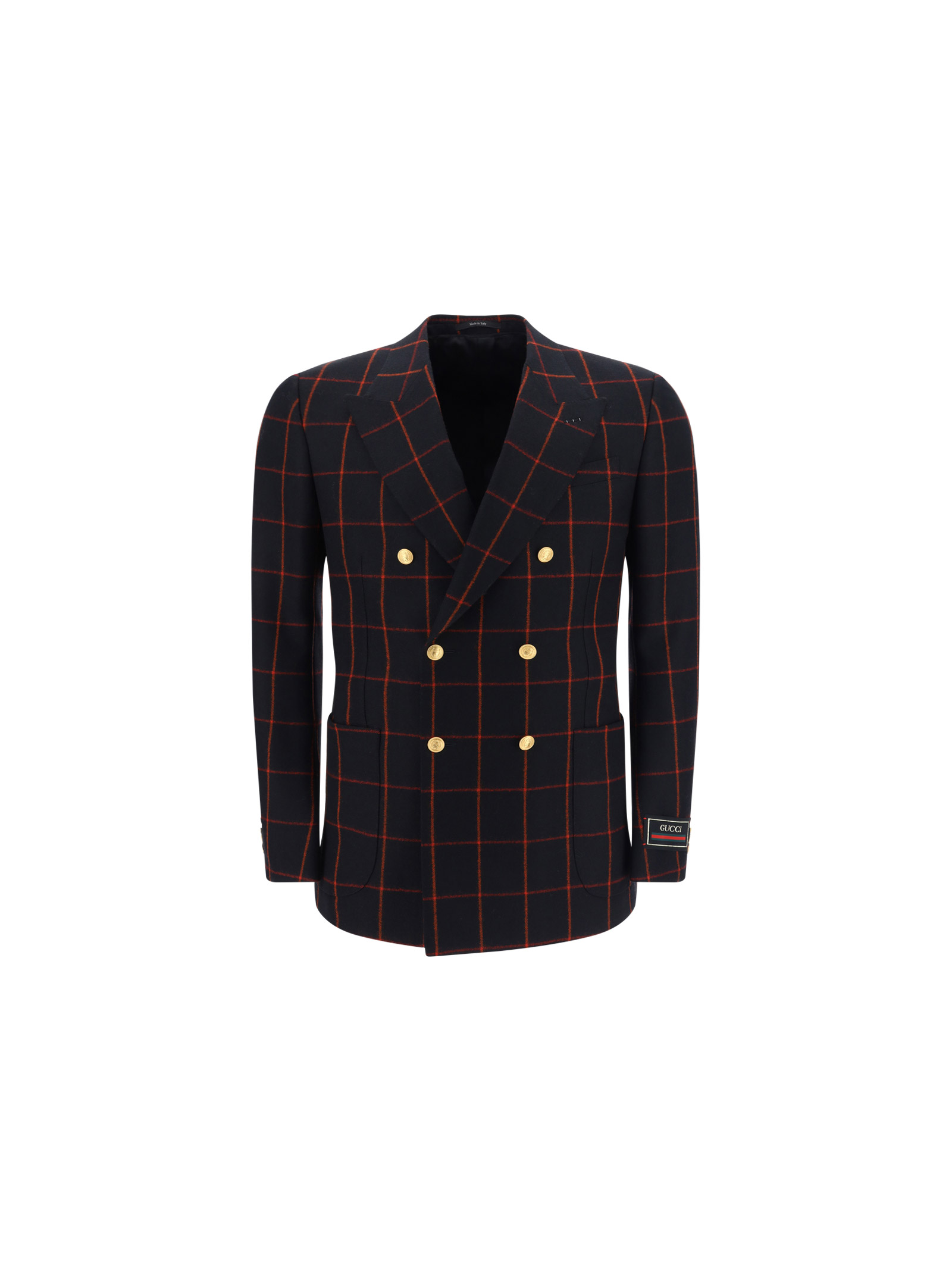 Wool Checked Blazer