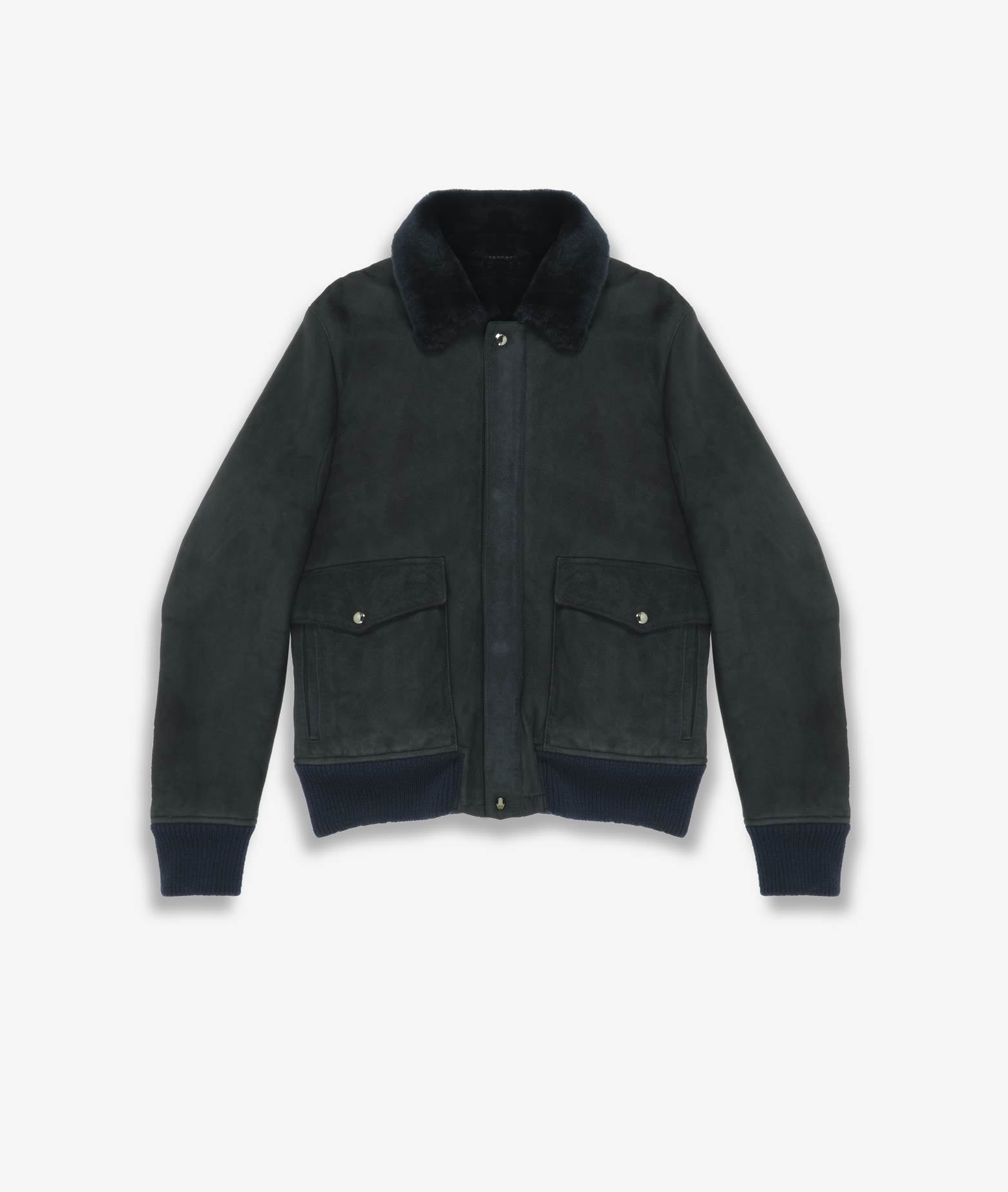 Shearling Bomber Down Jacket