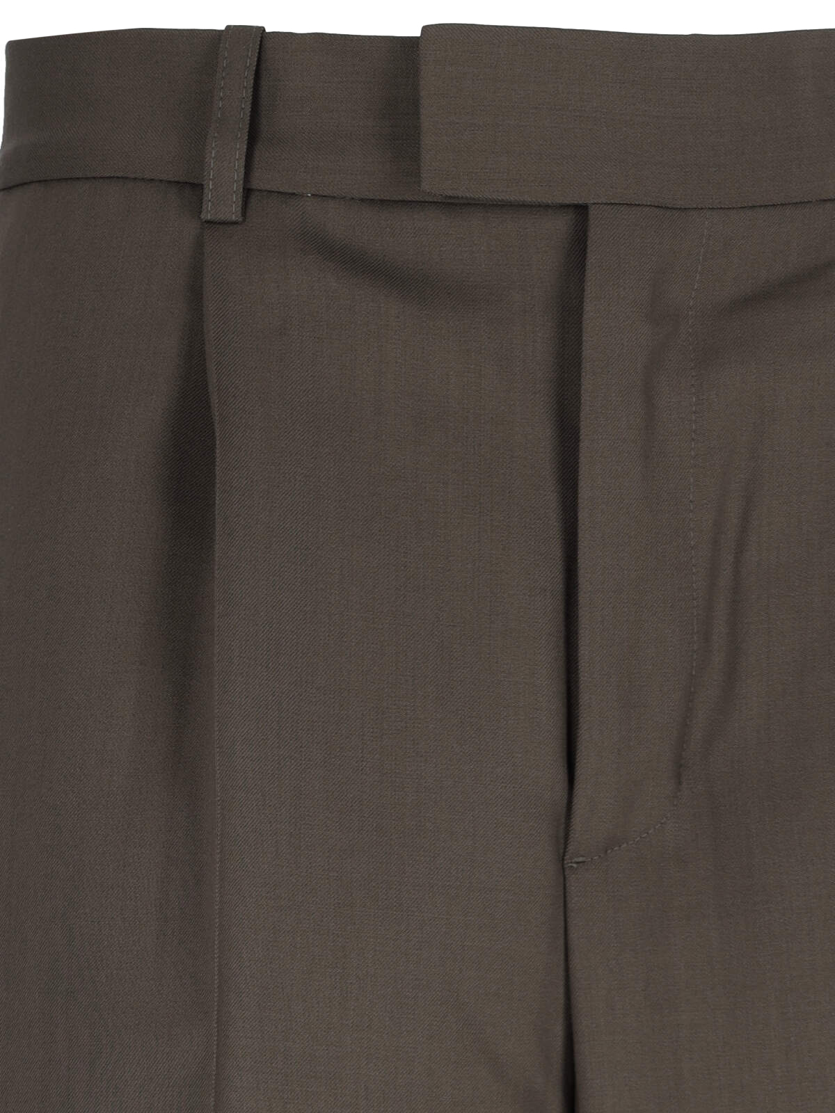 Shop Rohe Relaxed Trousers In Brown