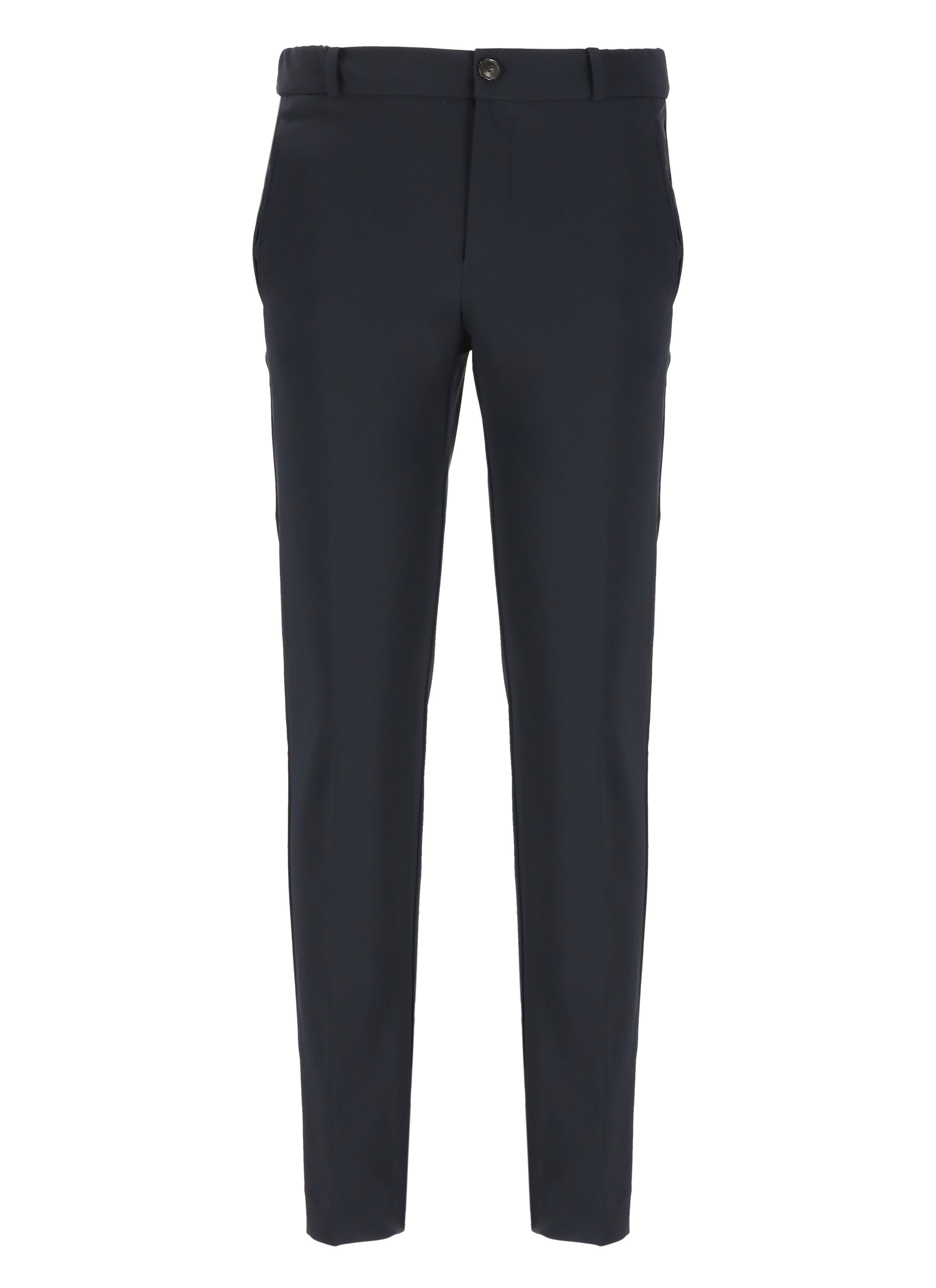 Buttoned Fitted Trousers