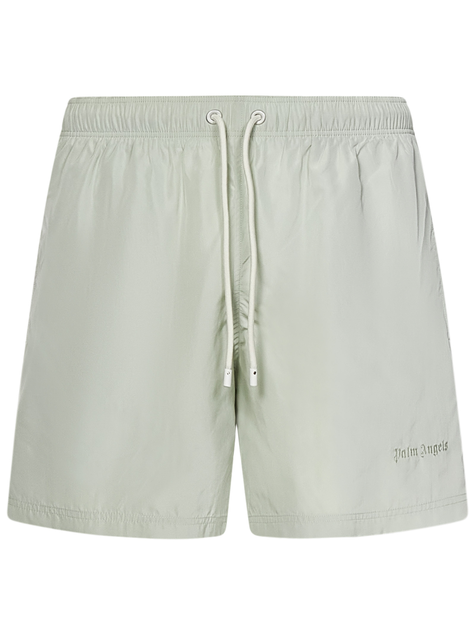 Logo Embroidered Drawstring Swim Shorts