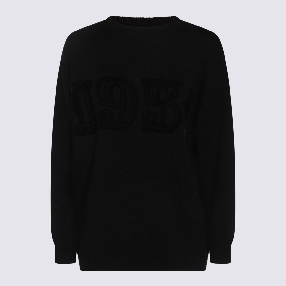 Black Wool Fido Knitwear