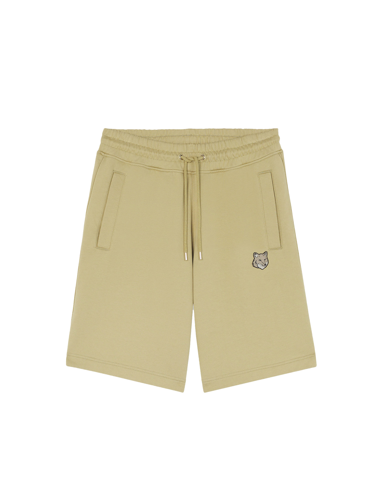 Maison Kitsuné Drawstring Waist Logo Patched Shorts