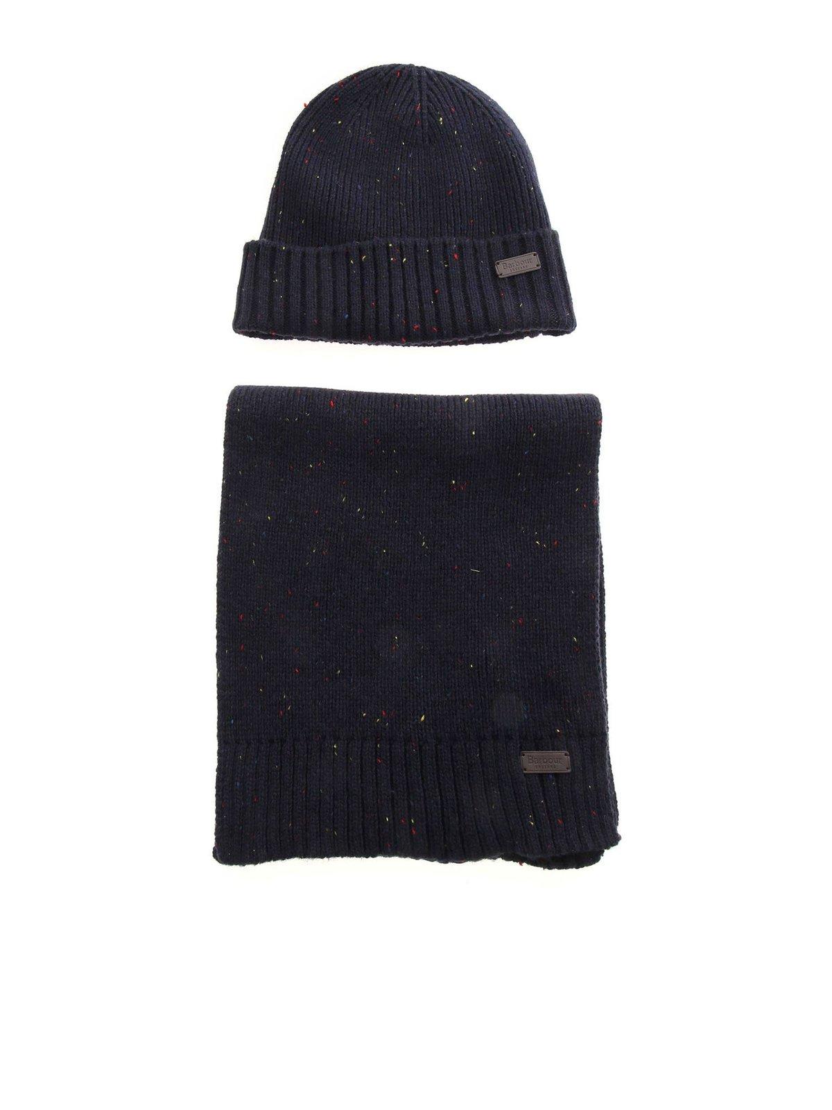 Carlton Beanie & Scarf Set Barbour