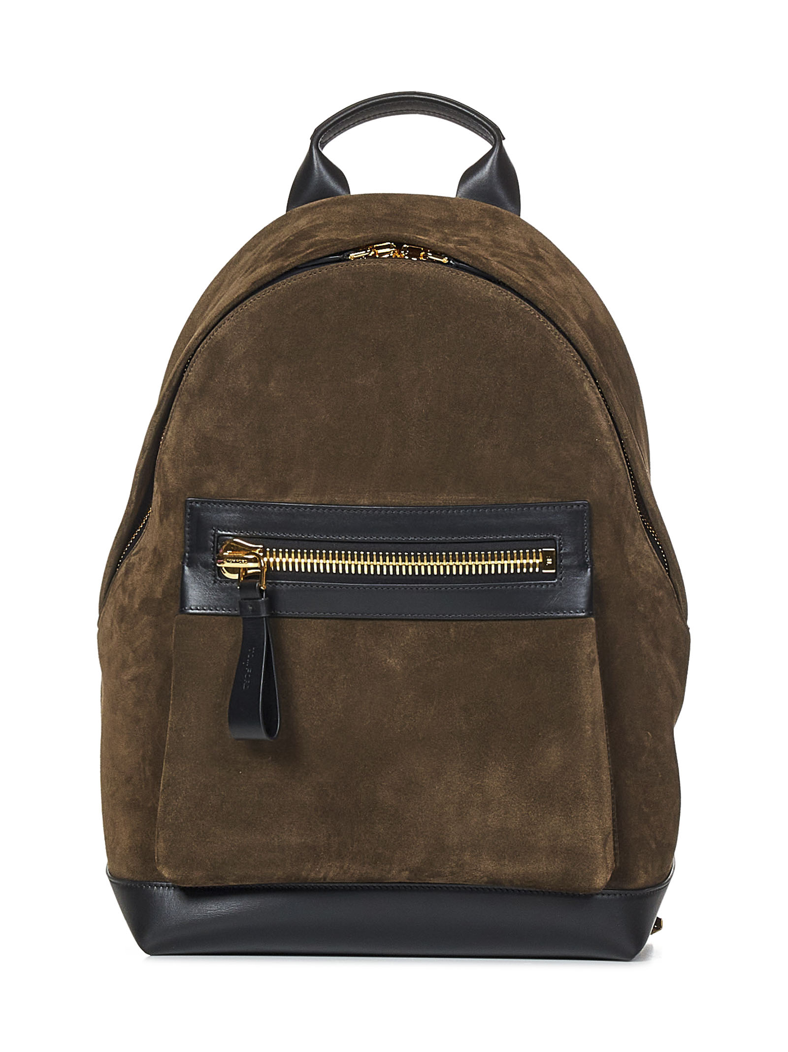 Suede And Smooth Calf Leather Buckley Backpack