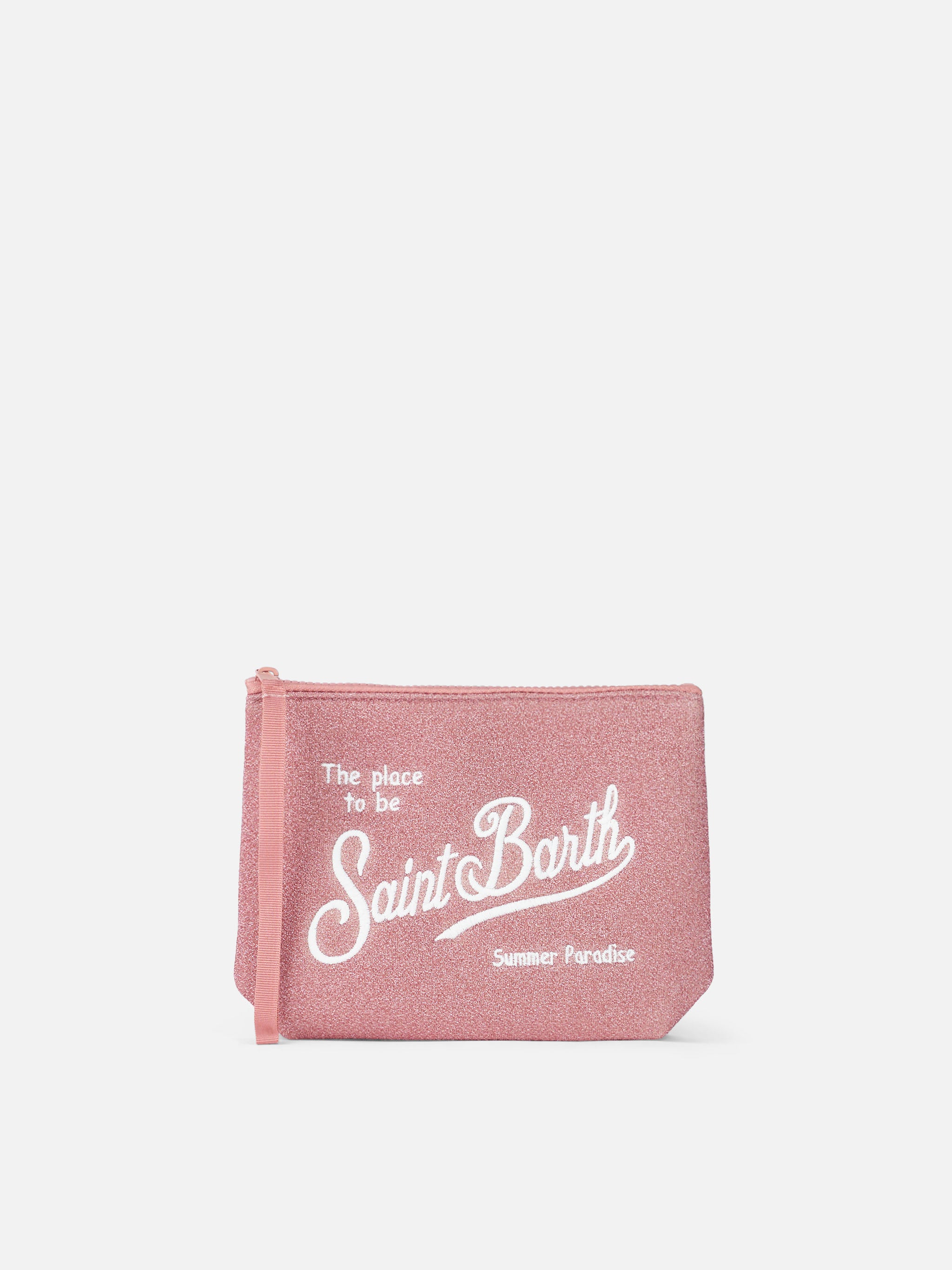 Pink Lurex Pochette Aline