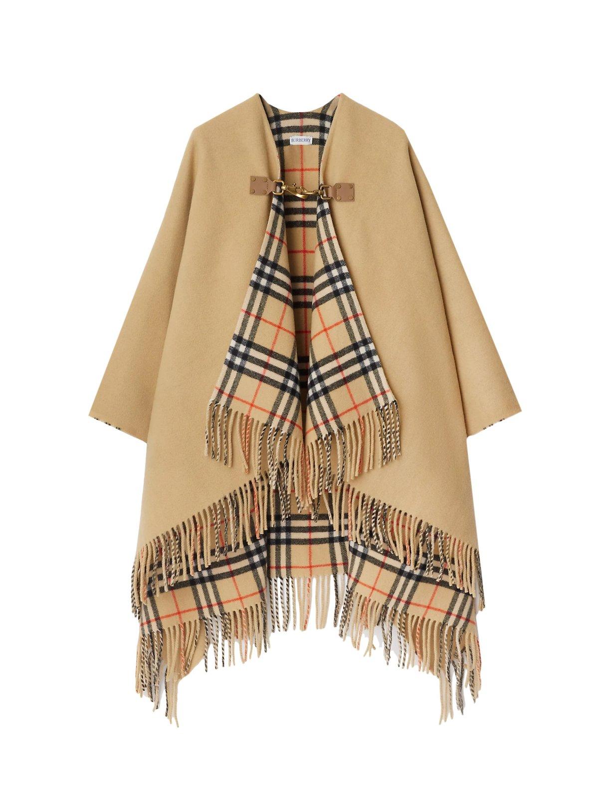 Checked Fringed-edge Cape