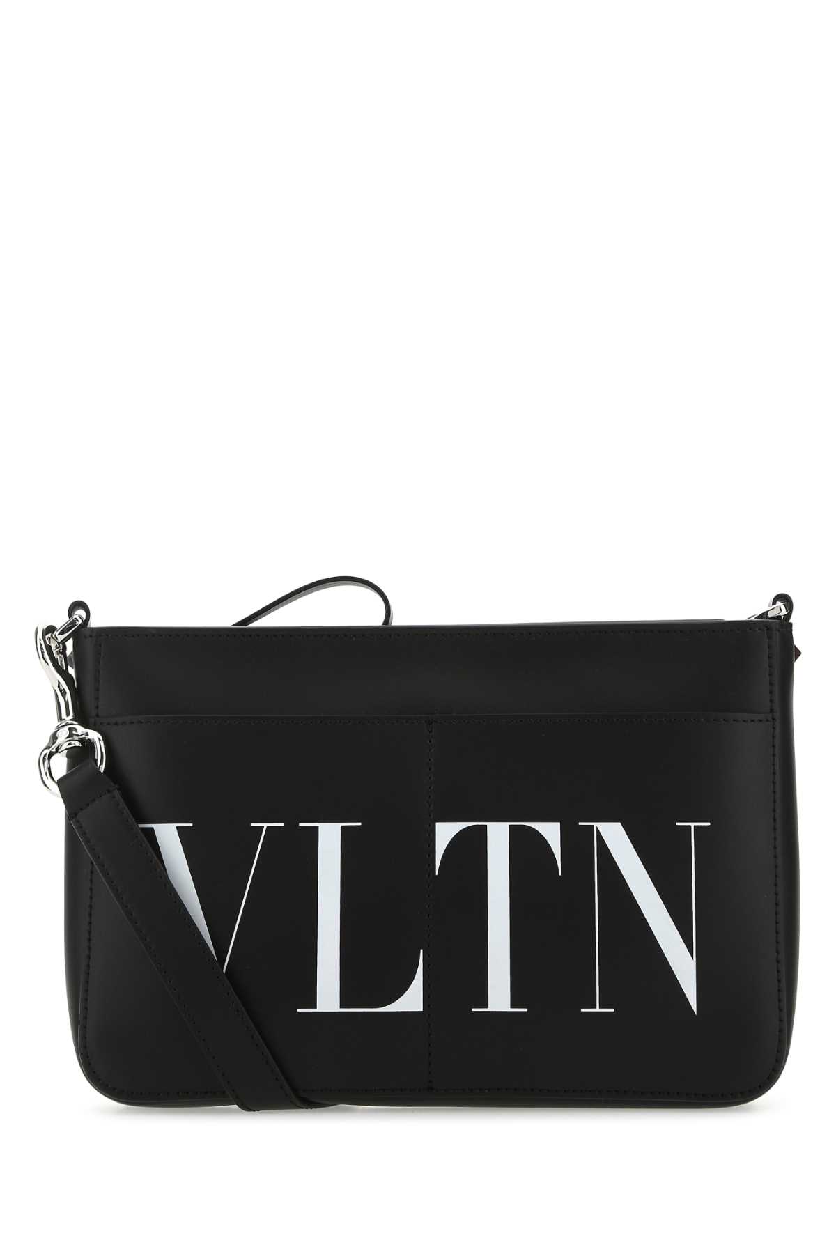 Black Leather Crossbody Bag