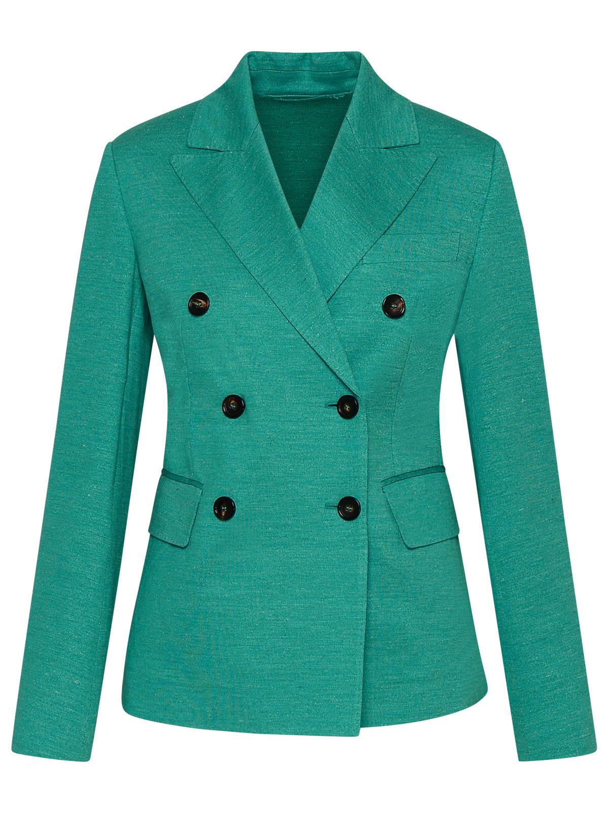 Cashmere Green Cotton Blend Zirlo Blazer Jacket