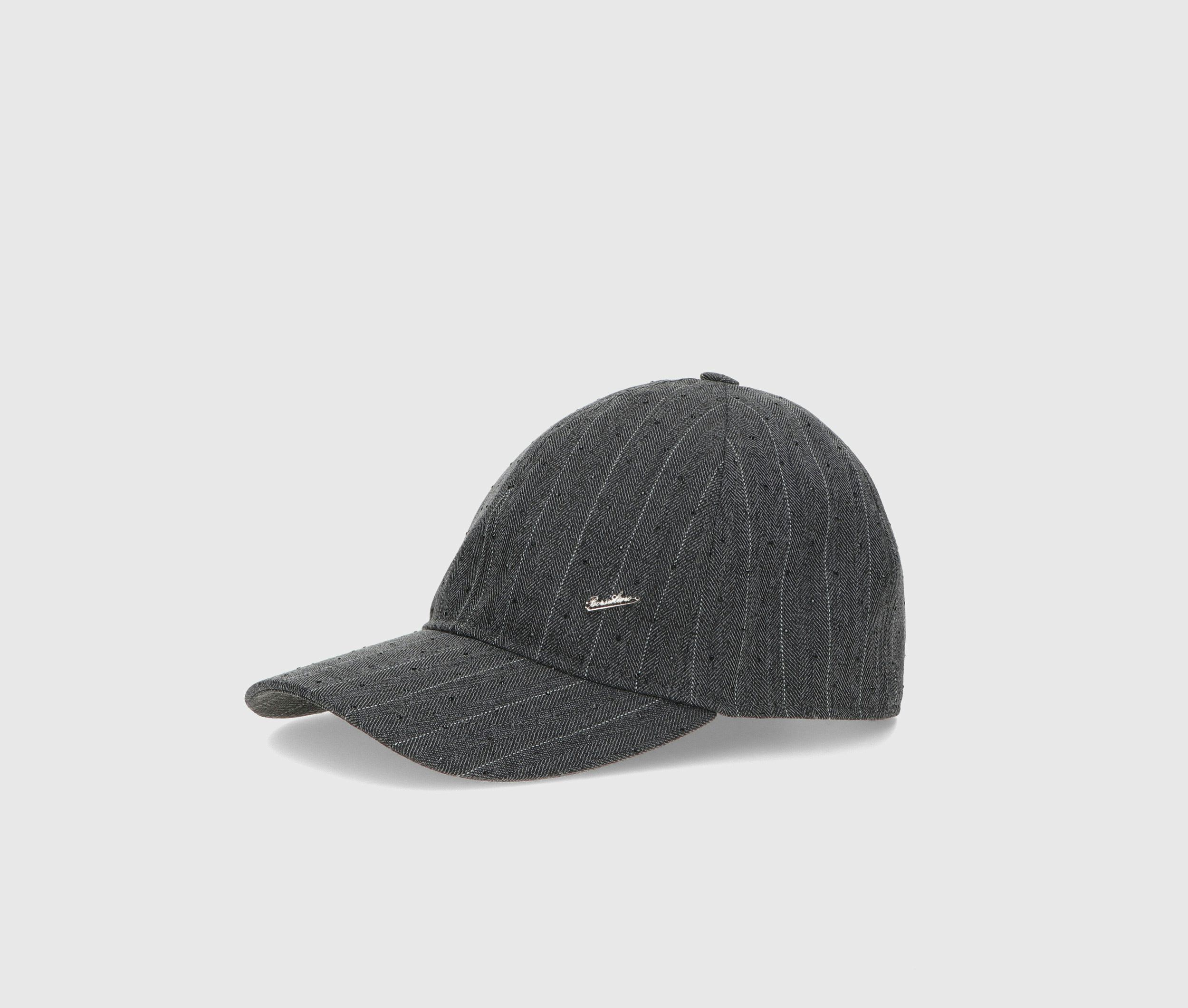 Baseball Cap Pinstripe Shiny