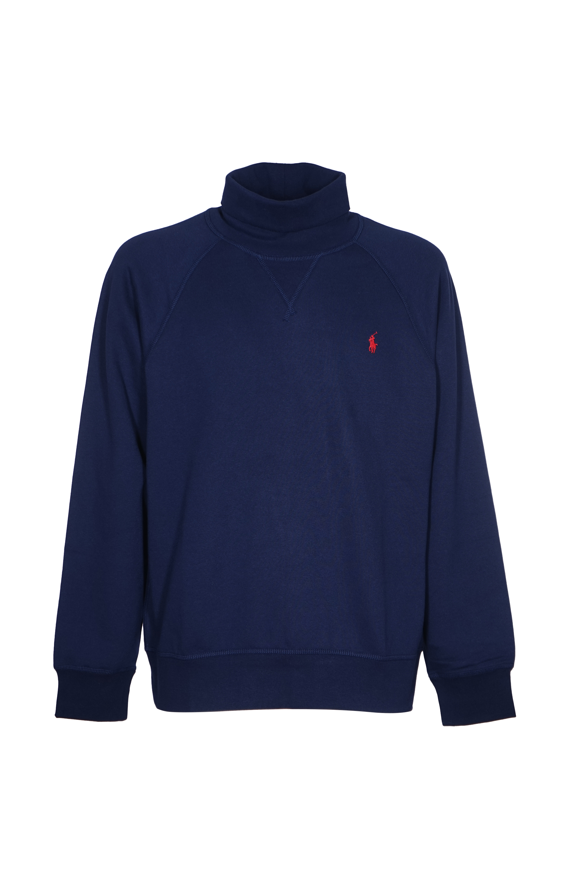 Rollneck Logo Embroidered Sweatshirt