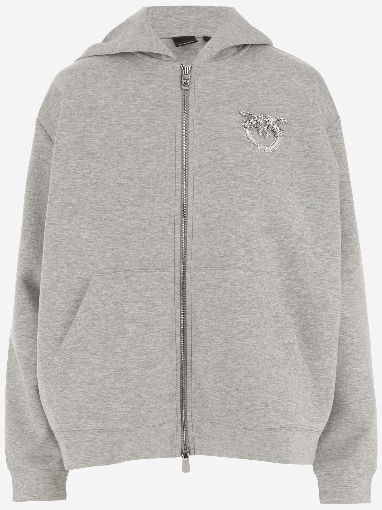 Viscose Blend Sweatshirt With Logo