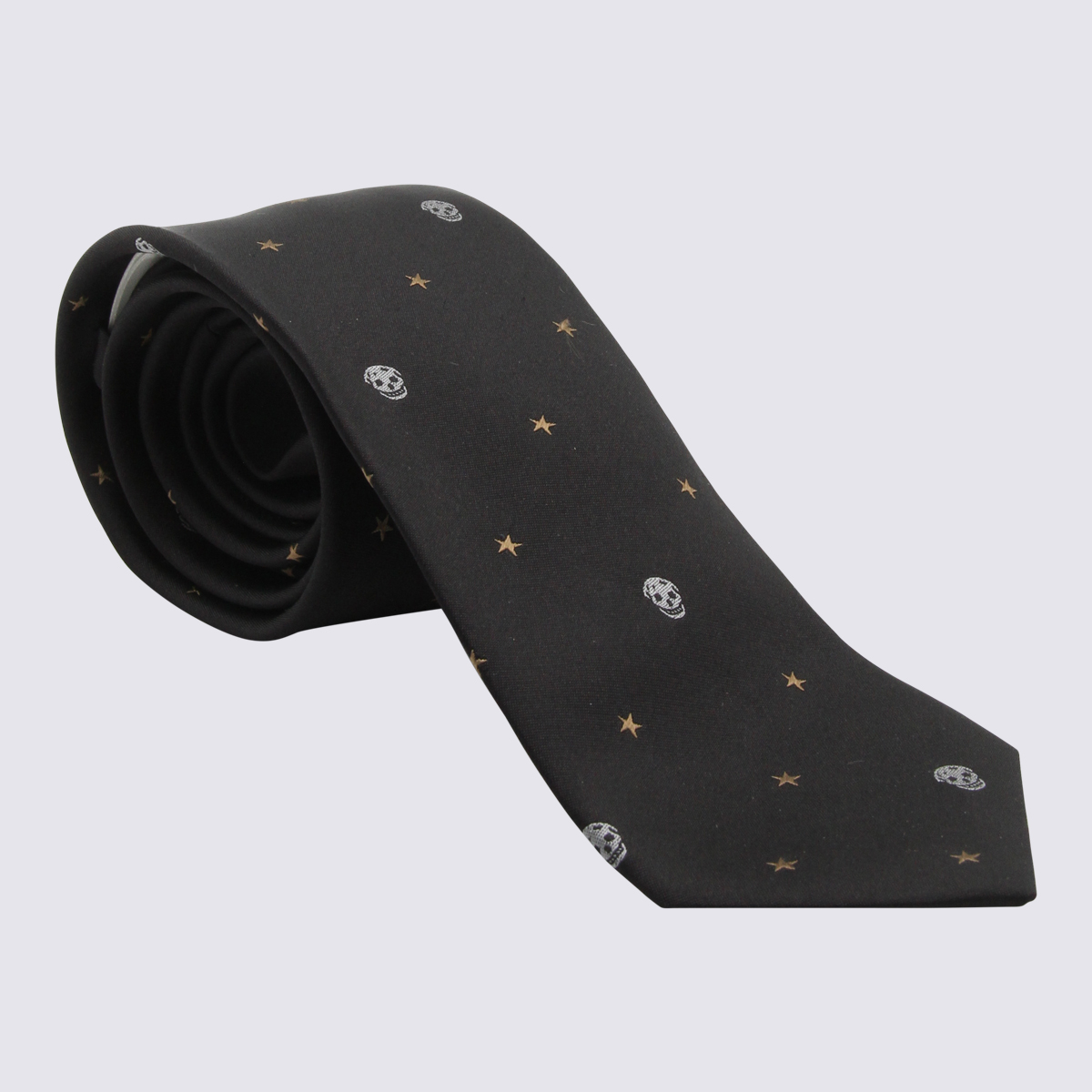 Black And Pink Silk Tie