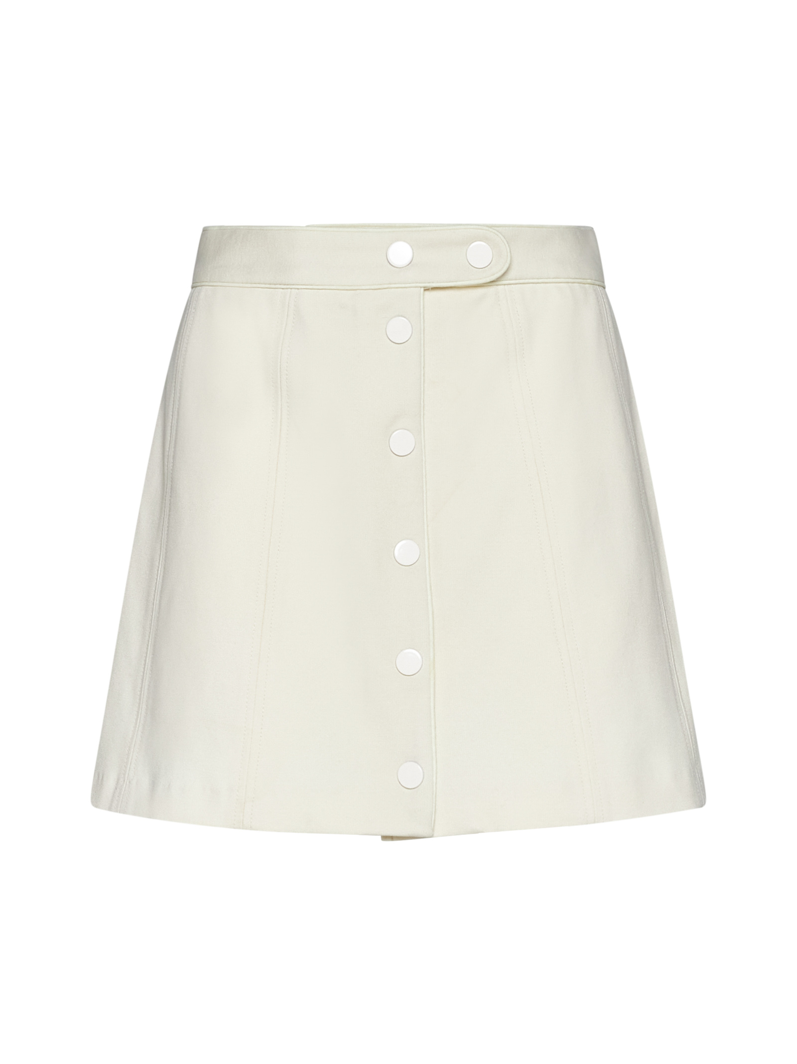 A. P.C. Buttoned A-line Mini Skirt