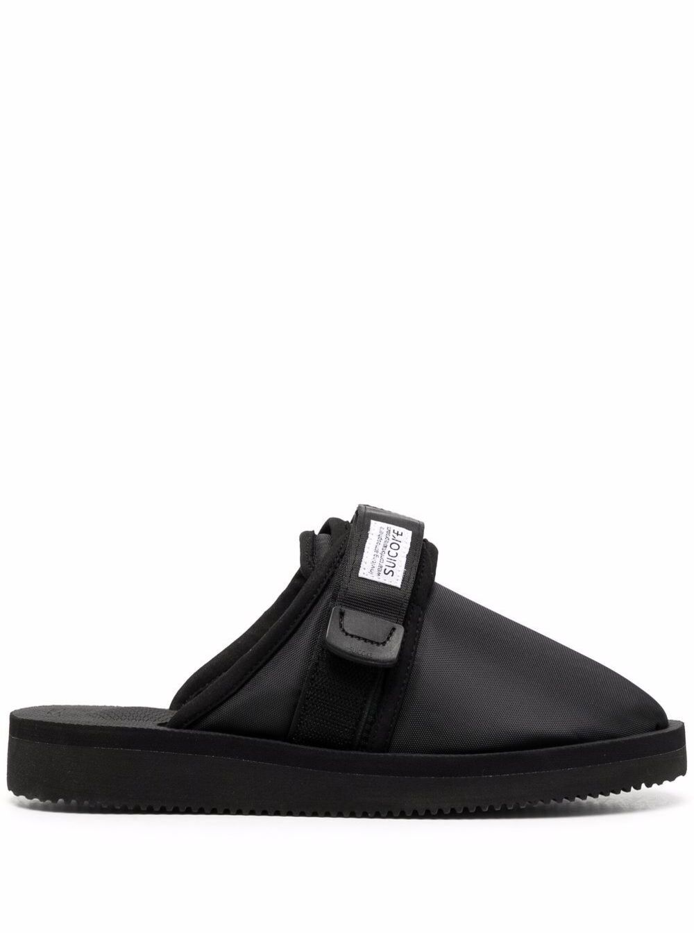 Black zavo-cab Slippers In Nylon Man Suicoke