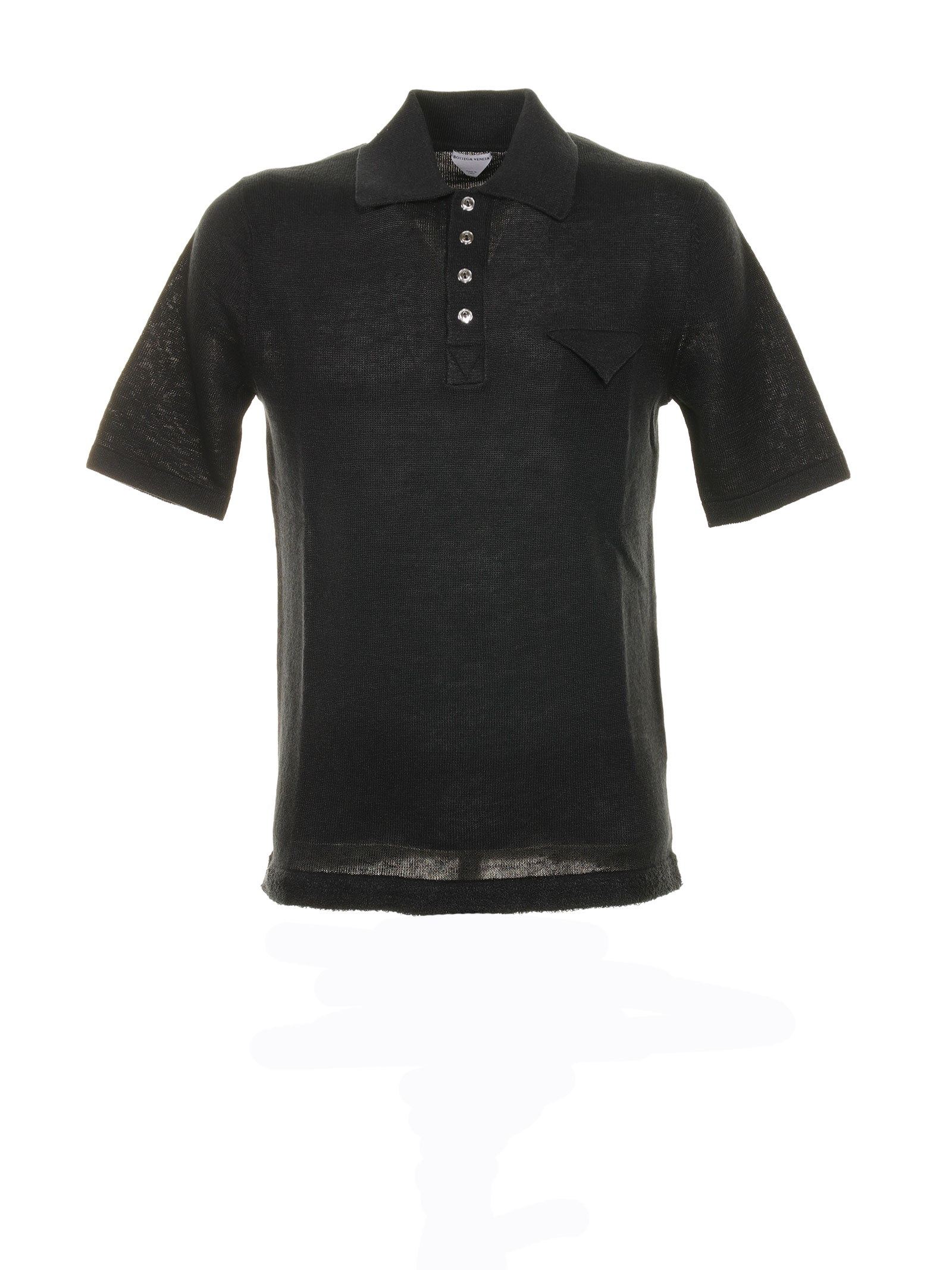 Linen Blend Polo Shirt