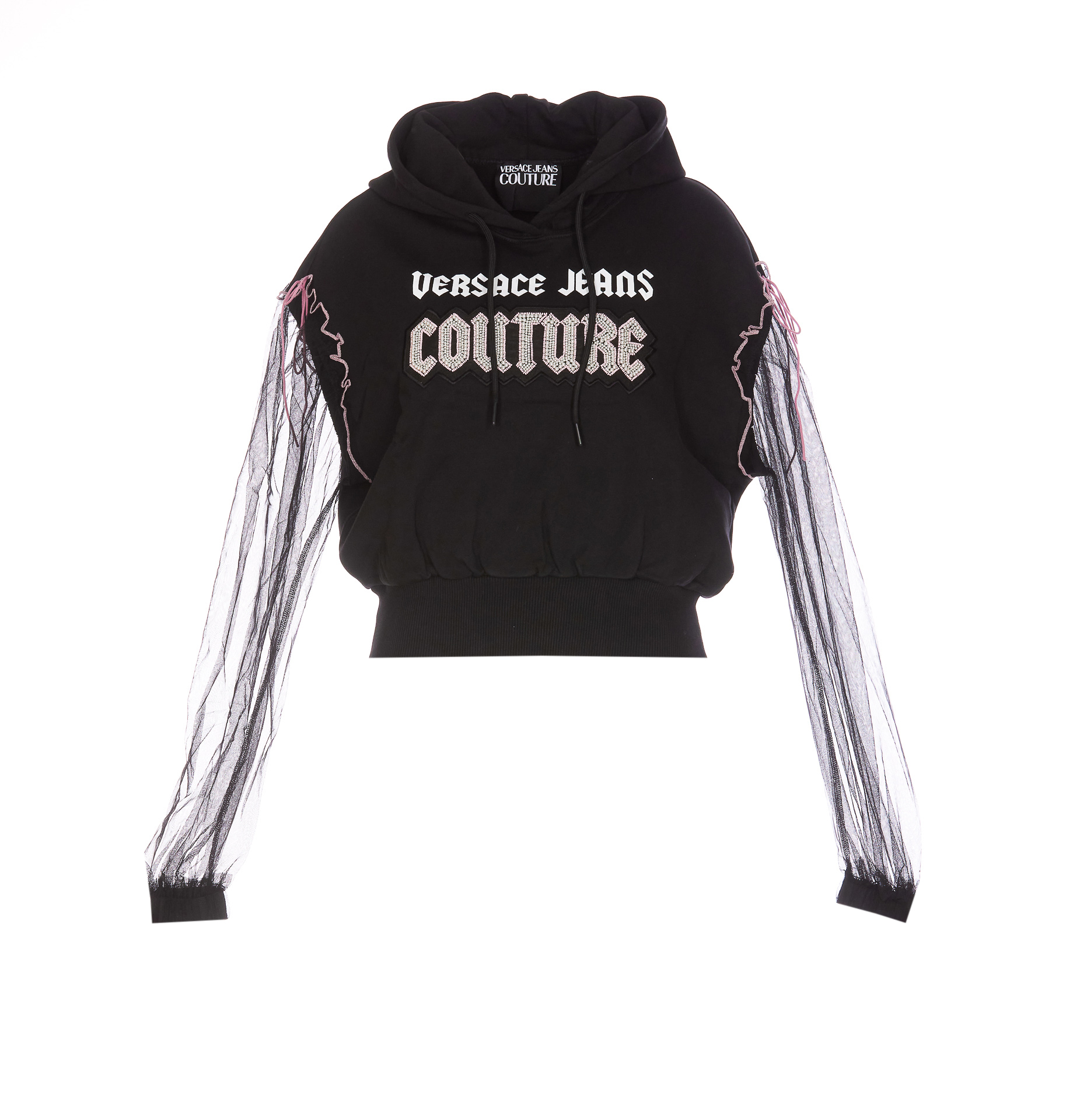 Logo Goth Patch Hoodie