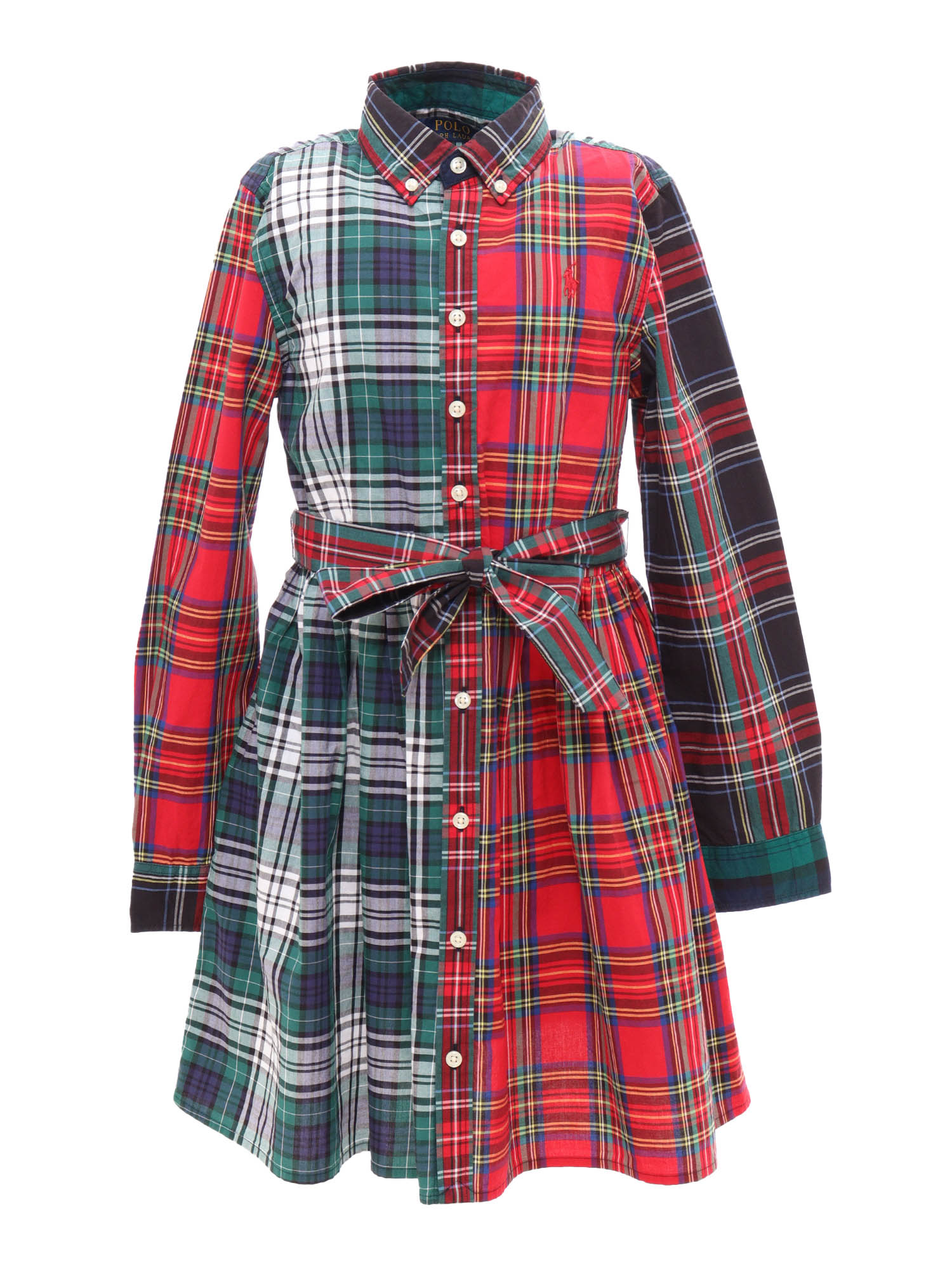 Polo Ralph Lauren Junfnshrtdrs-dresses-day Dress In Multicolor