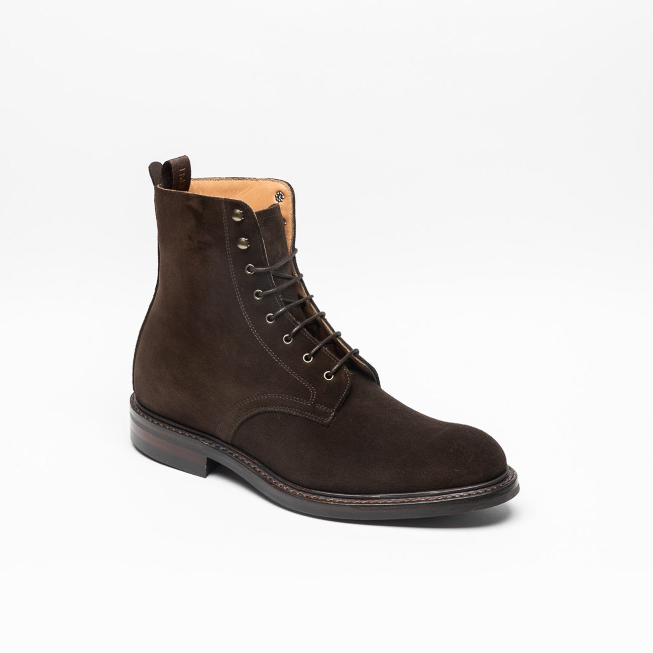 Leonard Ii R Bitter Chocolate Suede Derby Boot