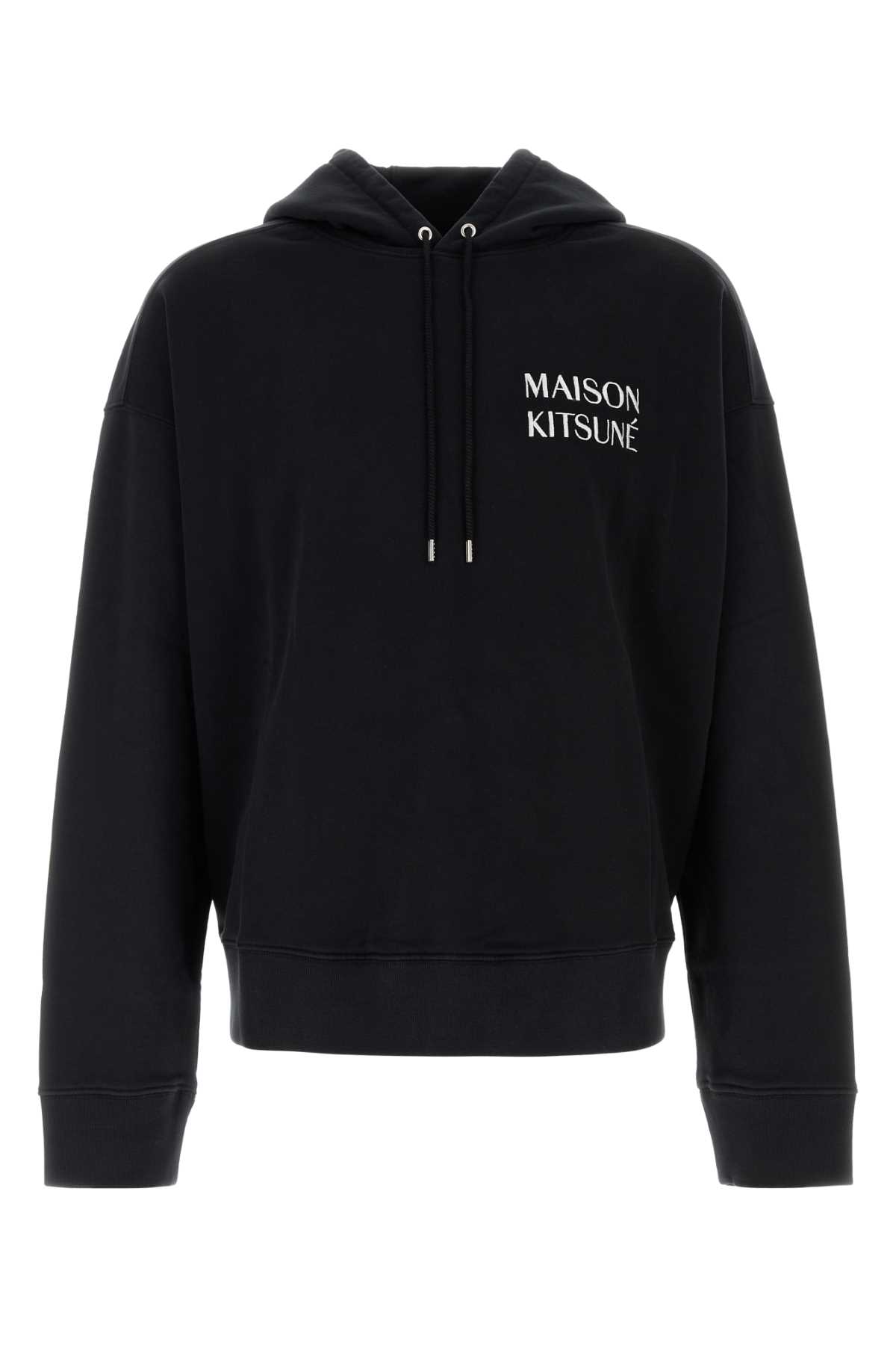 Maison Kitsuné Black Cotton Sweatshirt