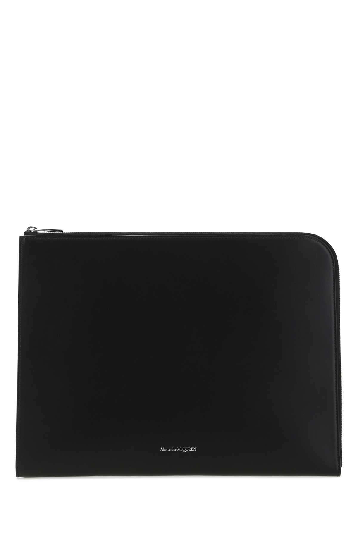 Black Leather Document Holder