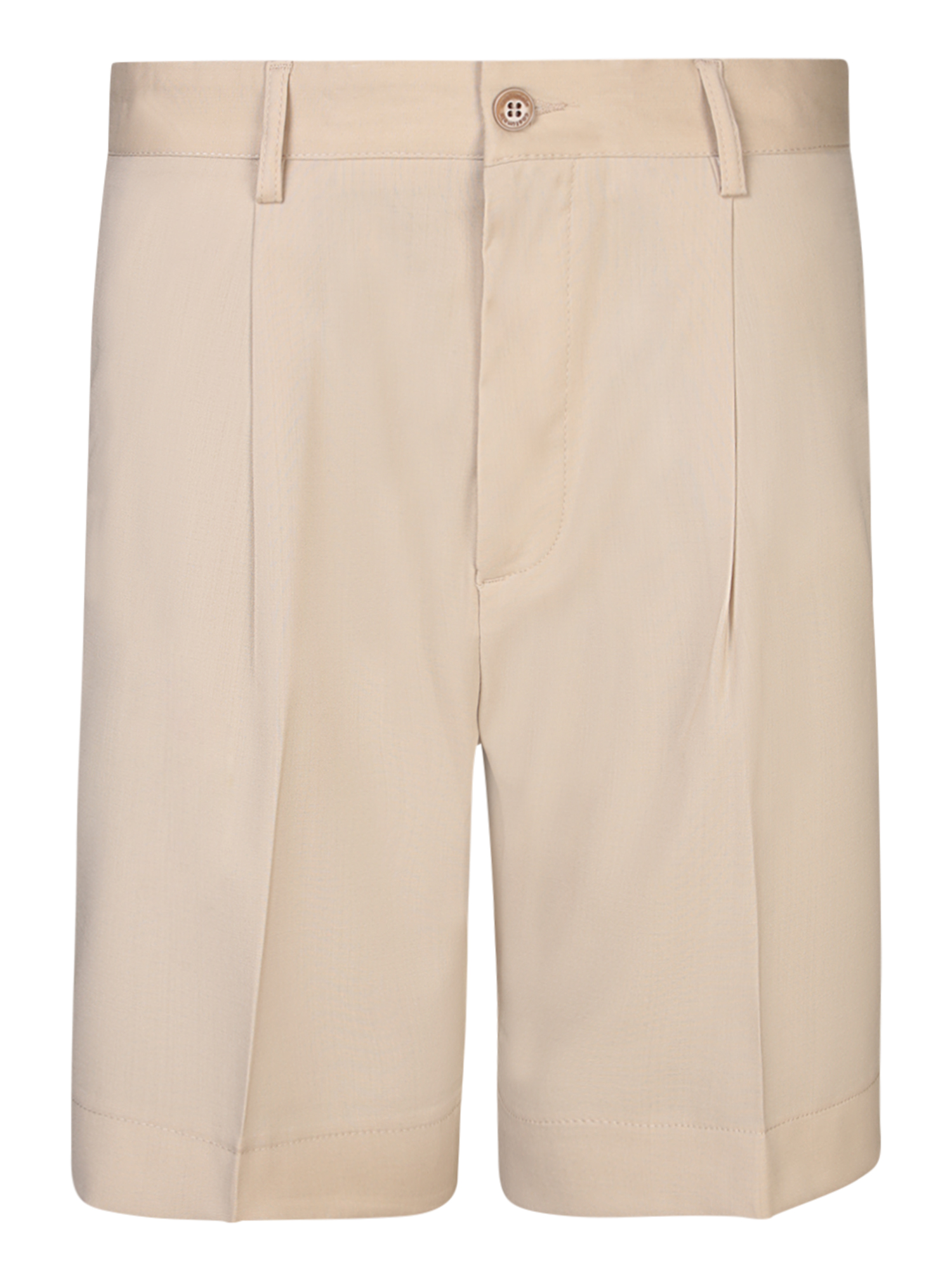 Visentin Light Beige Bermuda Shorts