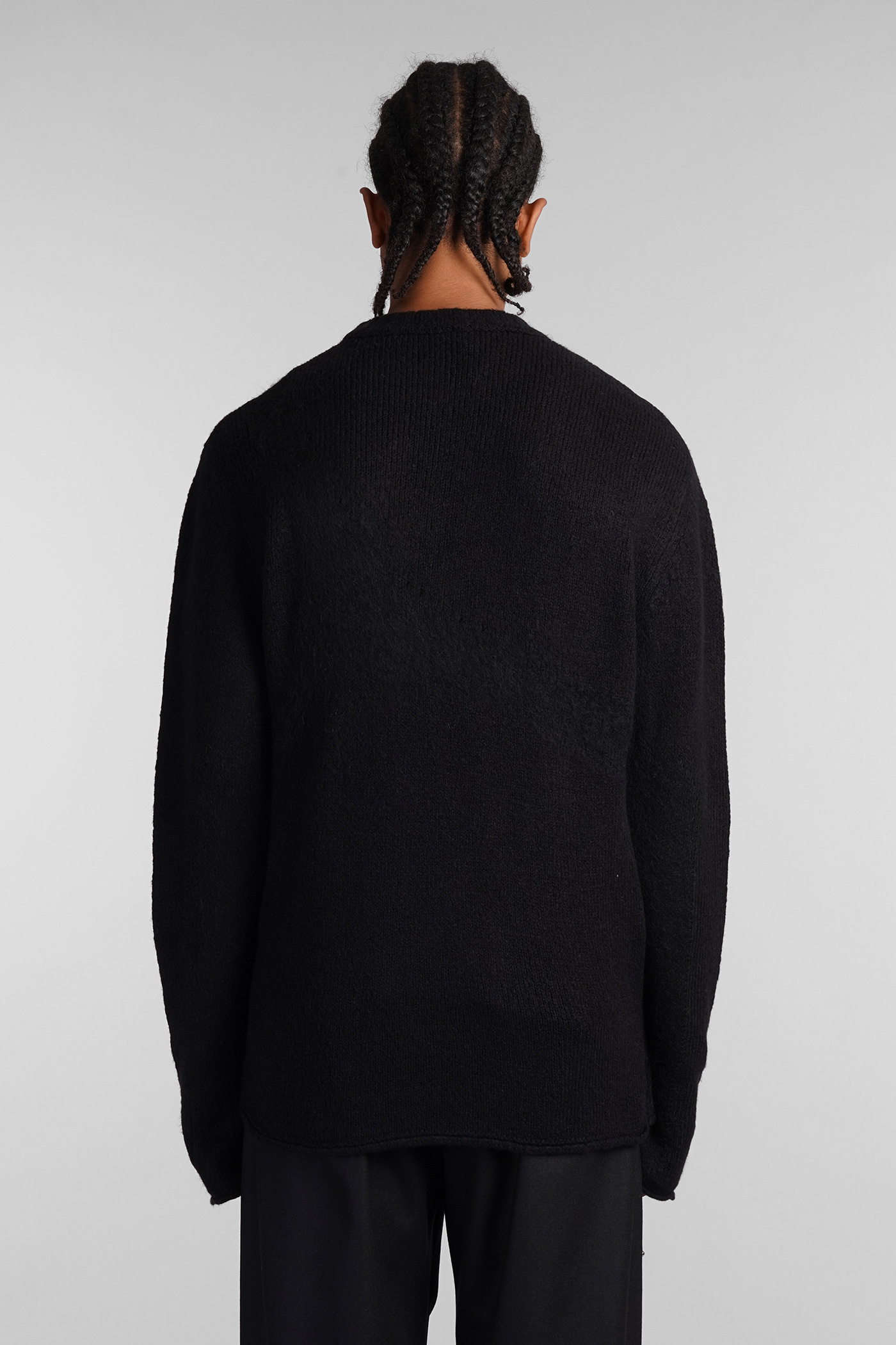 J.L-A.L Stave Knit Knitwear In Black Wool black XL J.L-A.L Stave Knit Knitwear In Black Wool black XL
